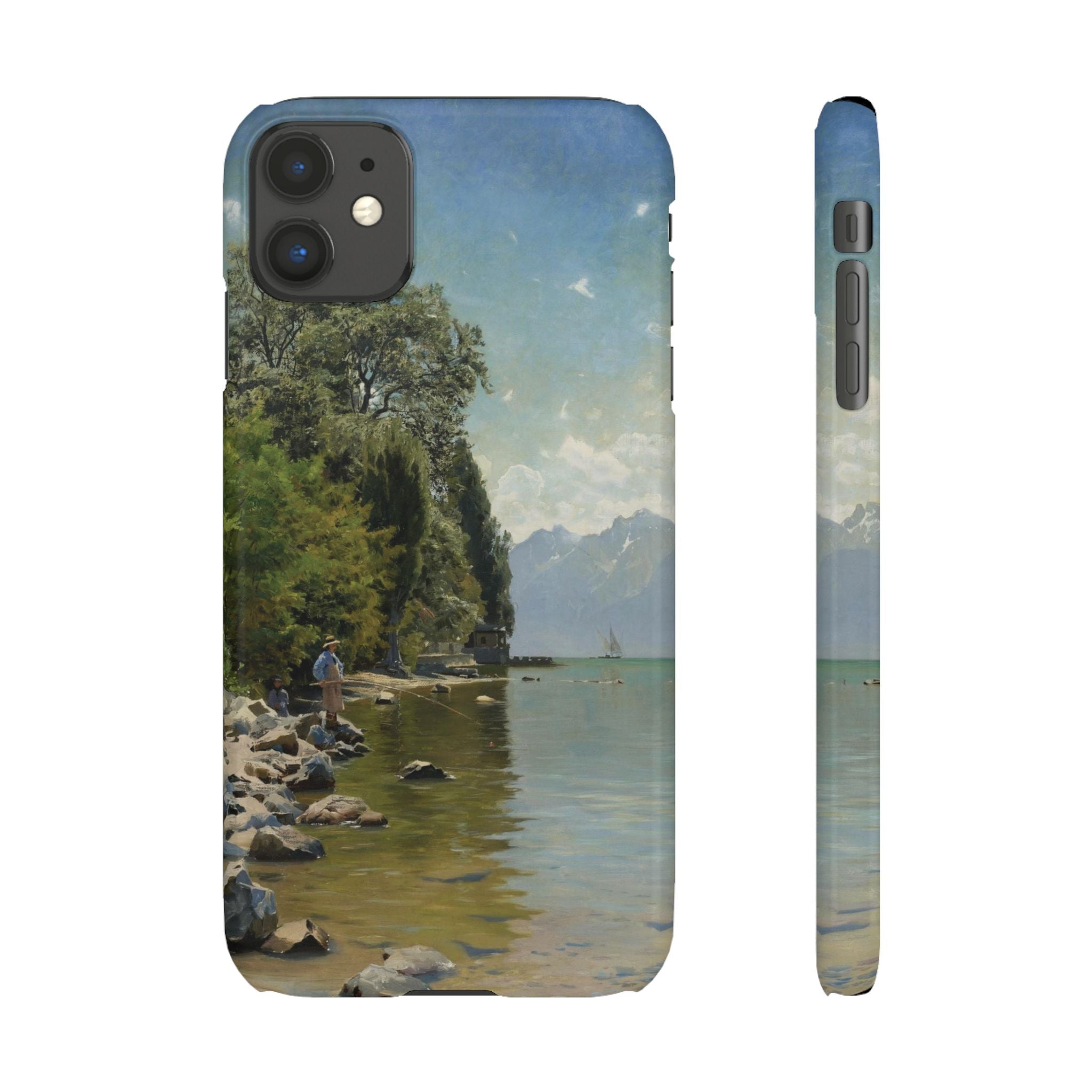 Lac Leman by Peder Mork Monsted - iPhone Slim Case