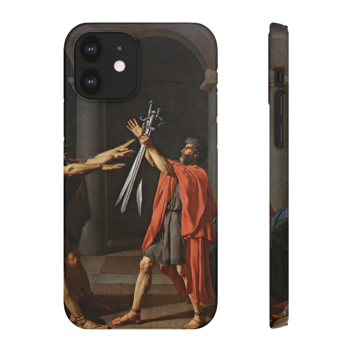 Oath of the Horatii by Jacques-Louis David - iPhone Slim Case