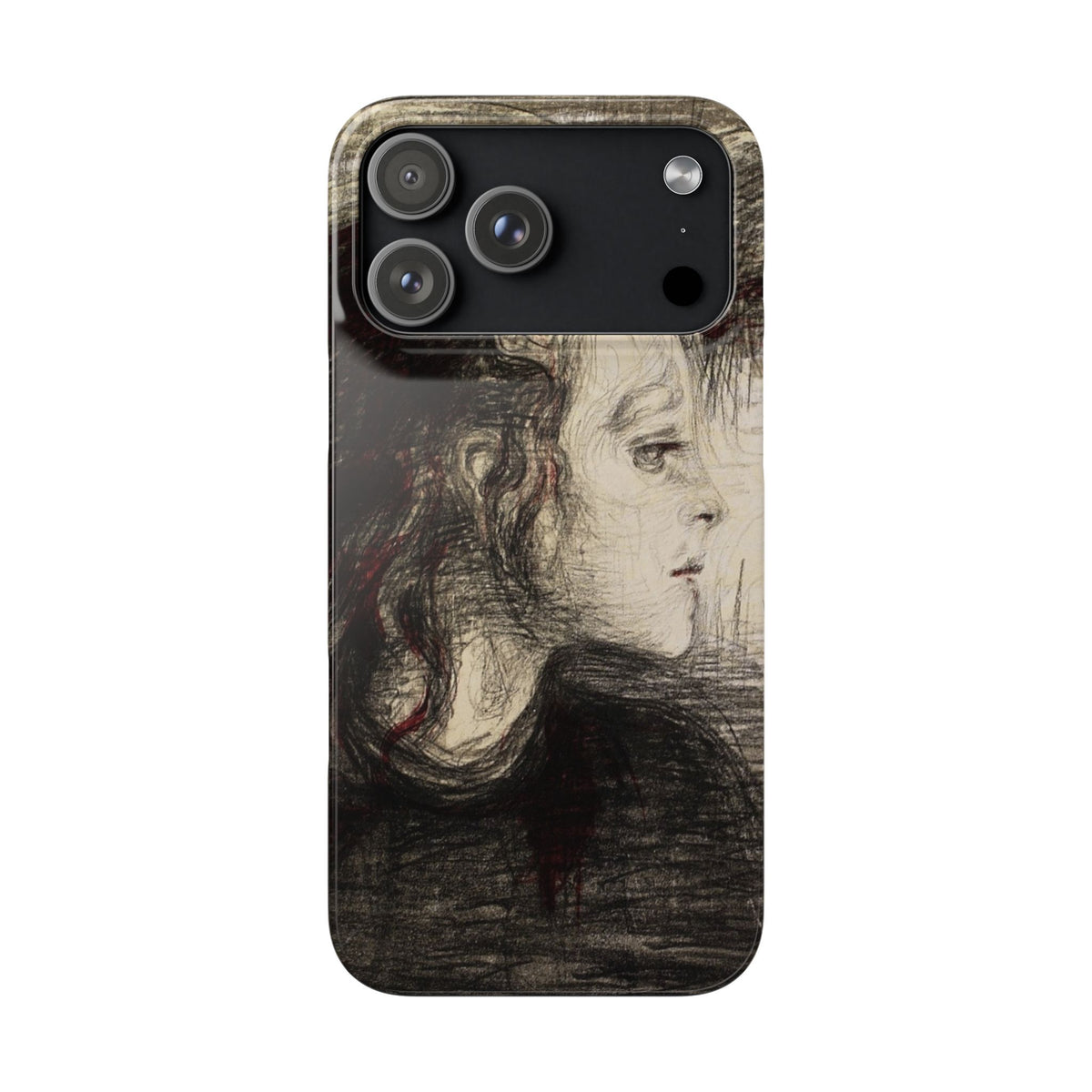 The Sick Child by Edvard Munch - iPhone Slim Case