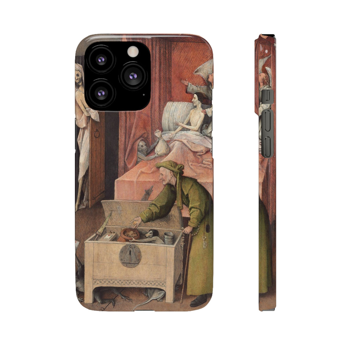 The Death of the Miser by Hieronymus Bosch - iPhone Slim Case
