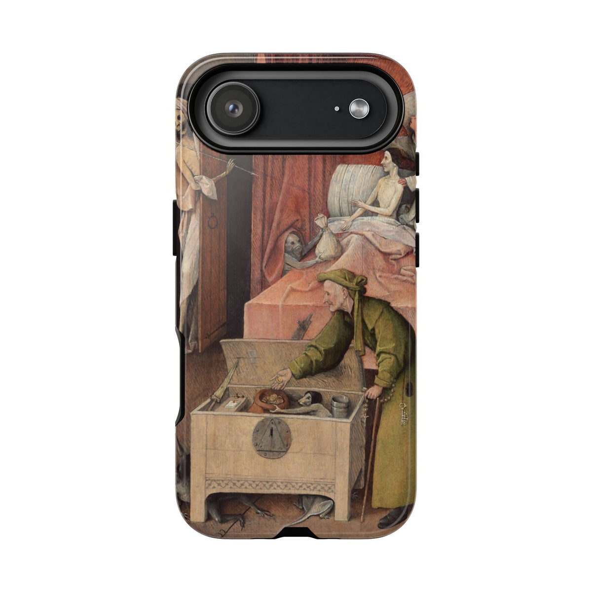 The Death of the Miser by Hieronymus Bosch - iPhone Tough Case
