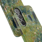 Woman with a Parasol in a Garden by Pierre Auguste Renoir - Samsung Slim Case