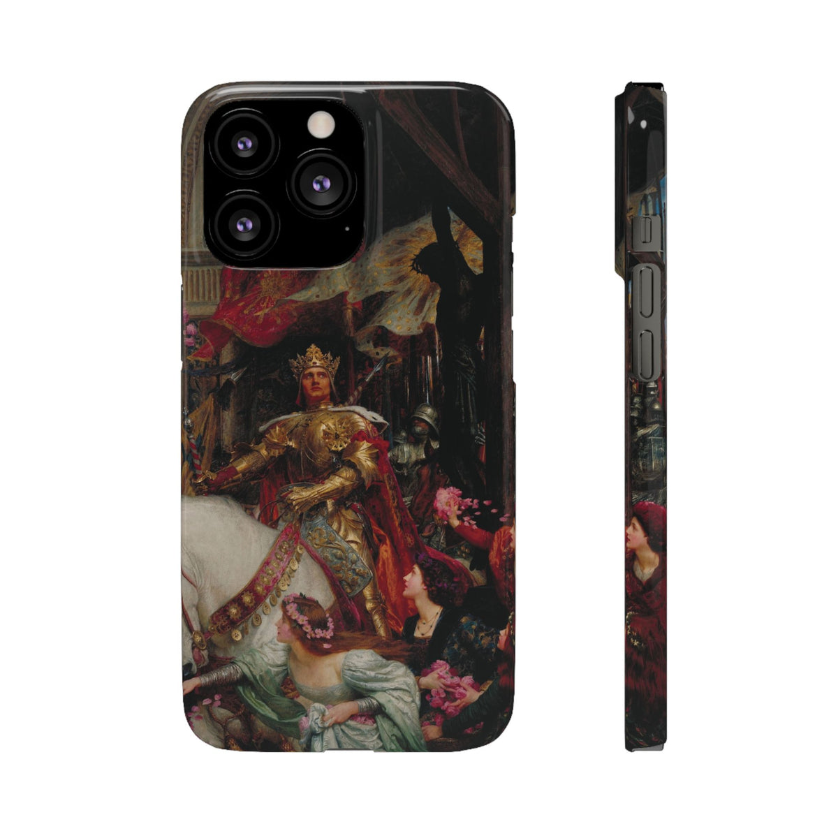 The Two Crowns by Frank Dicksee - iPhone Slim Case