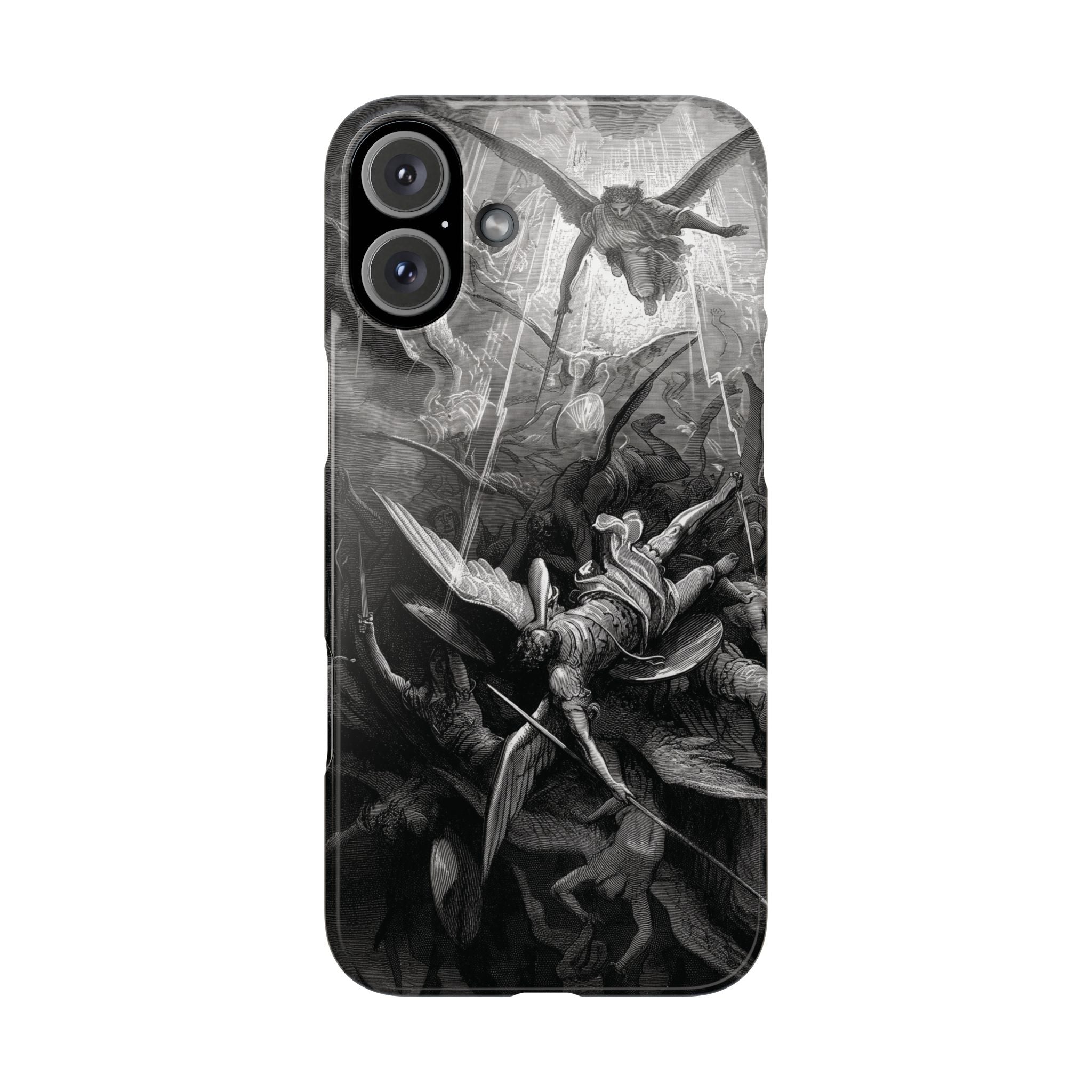 Paradise Lost | The Battle in Heaven by Gustave Doré - iPhone Slim Case