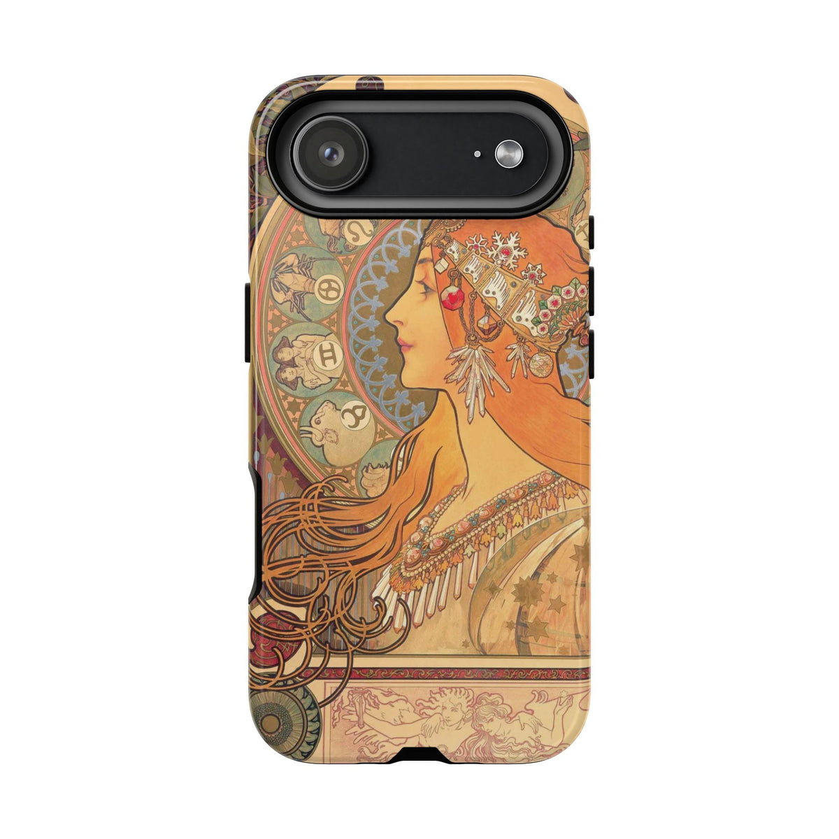 Zodiac by Alphonse Mucha - iPhone Tough Case