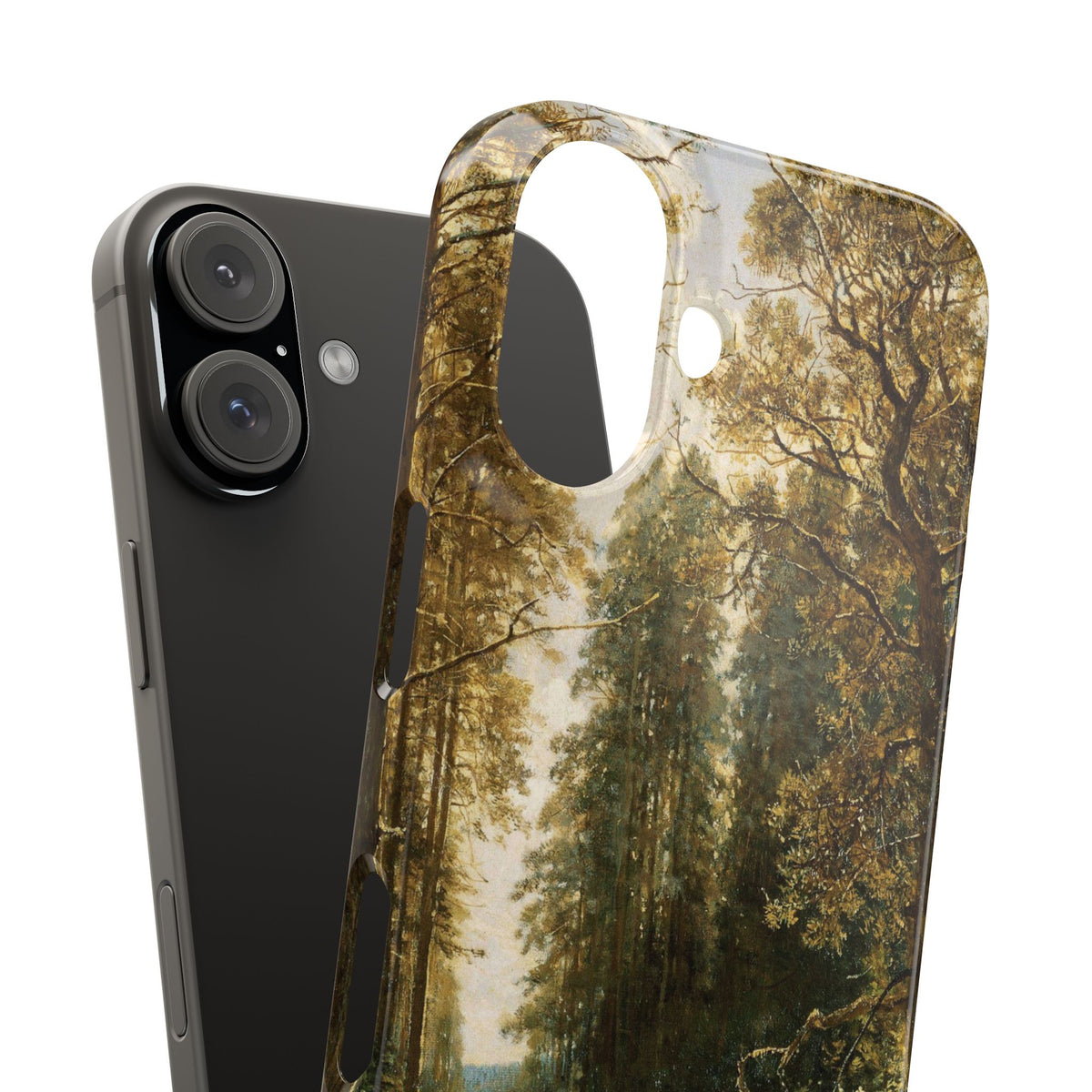 The Path in the Forest by Ivan Ivanovich Shishkin - iPhone Slim Case