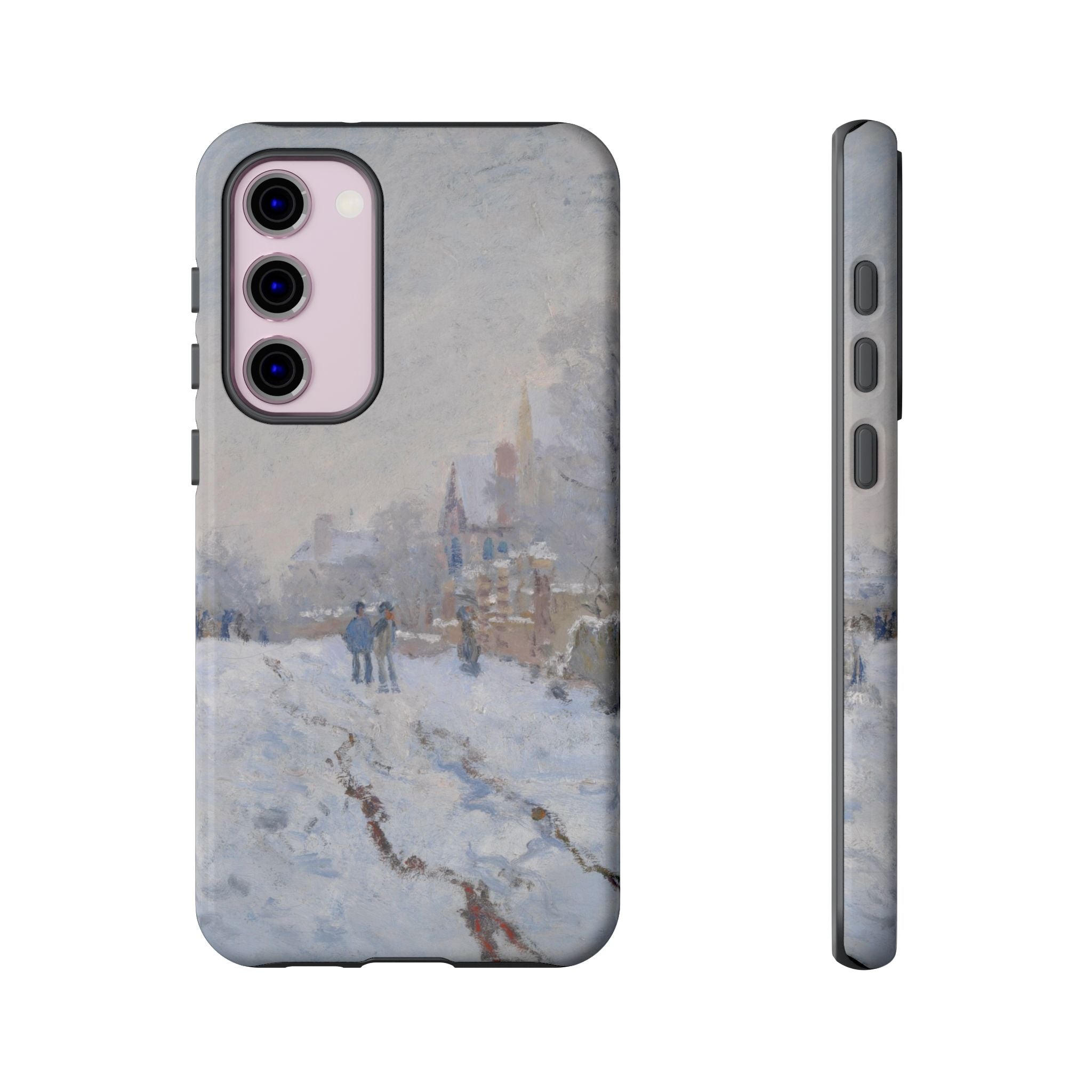 Snow Scene at Argenteuil by Claude Monet - Samsung Tough Case