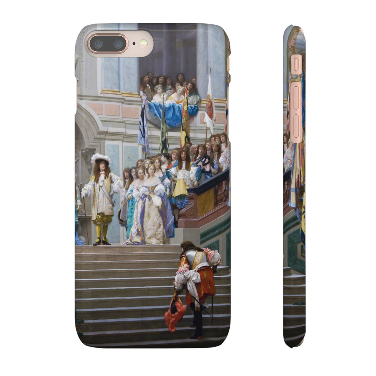 Reception du Grand Conde par Louis XIV by Jean-Leon Gerome - iPhone Slim Case