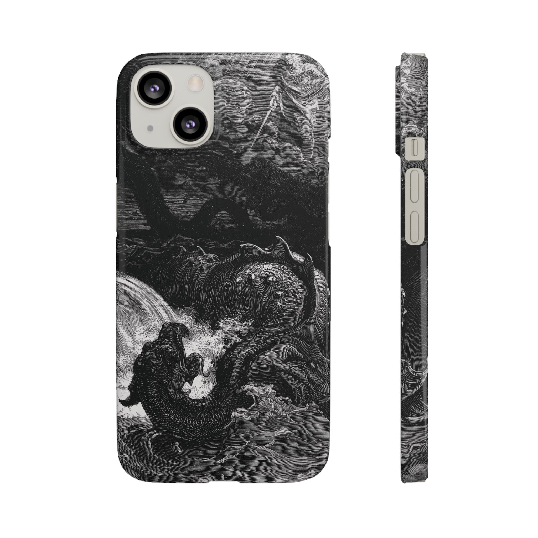 The Destruction of Leviathan by Gustave Doré - iPhone Slim Case
