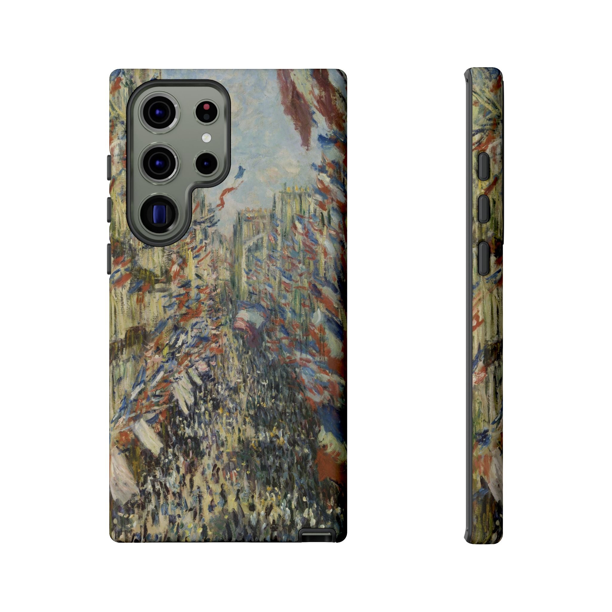 The Rue Montorgueil in Paris by Claude Monet - Samsung Tough Case
