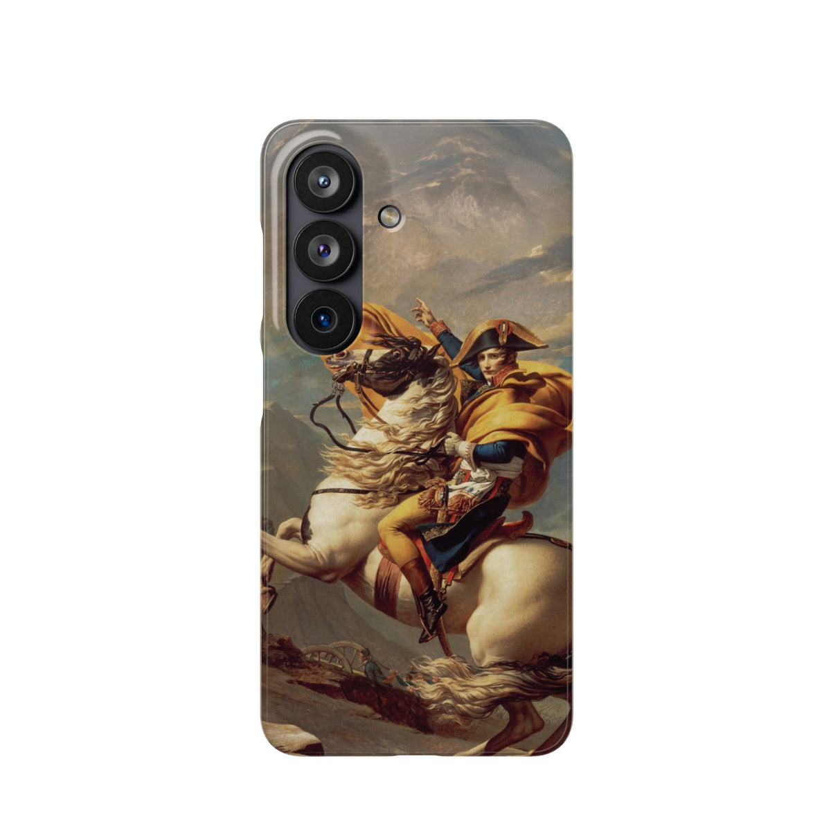 Napoleon at the Saint-Bernard Pass by Jacques-Louis David - Samsung Slim Case