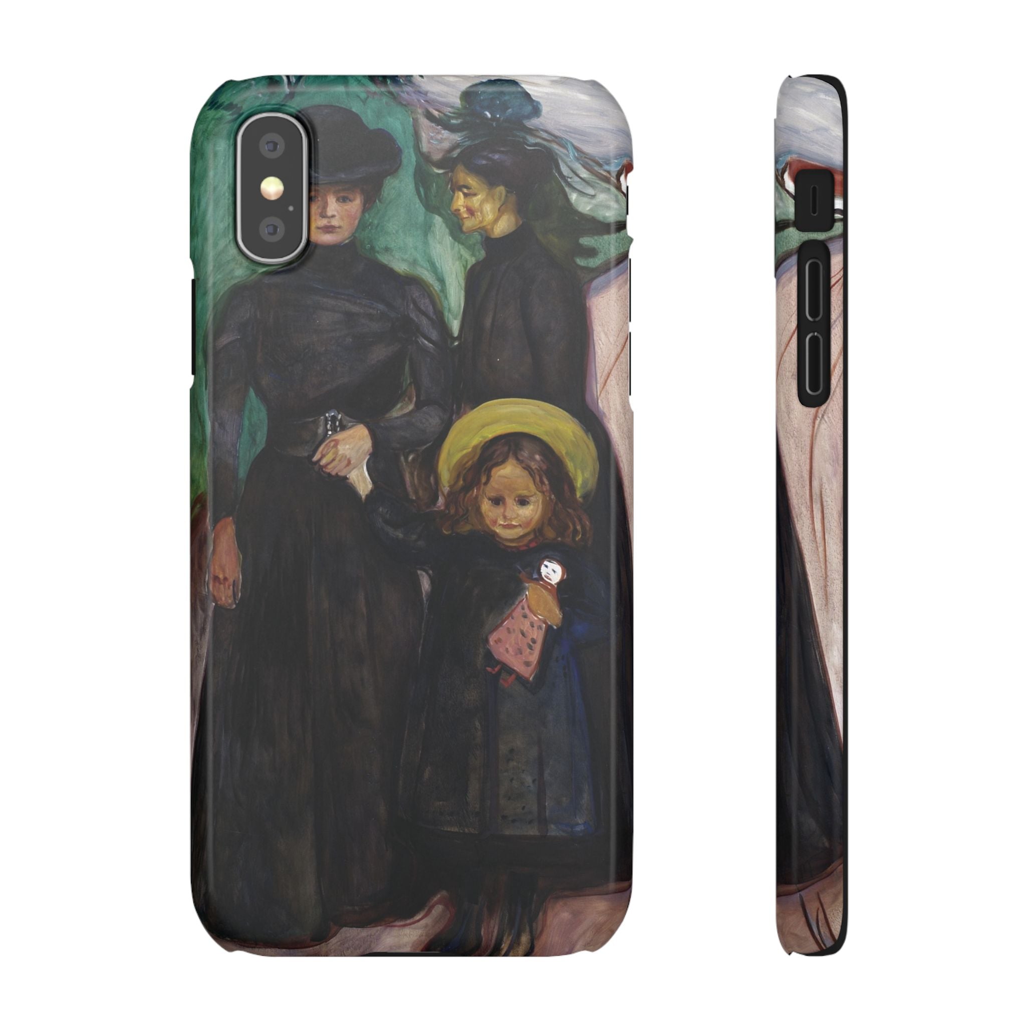 The Family by Edvard Munch - iPhone Slim Case