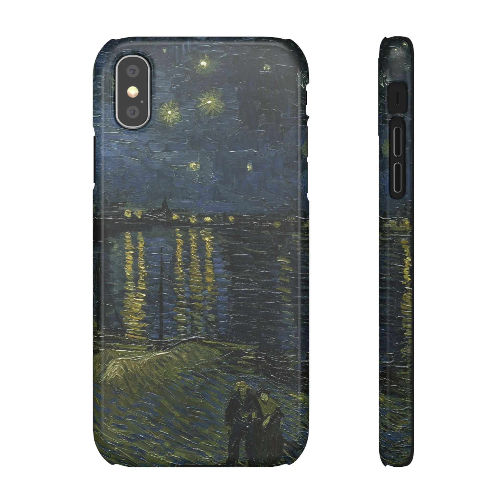 Starry Night  Over the Rhône by Van Gogh - iPhone Slim Case