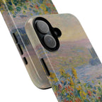 Flower Beds at Vétheuil by Claude Monet - iPhone Tough Case