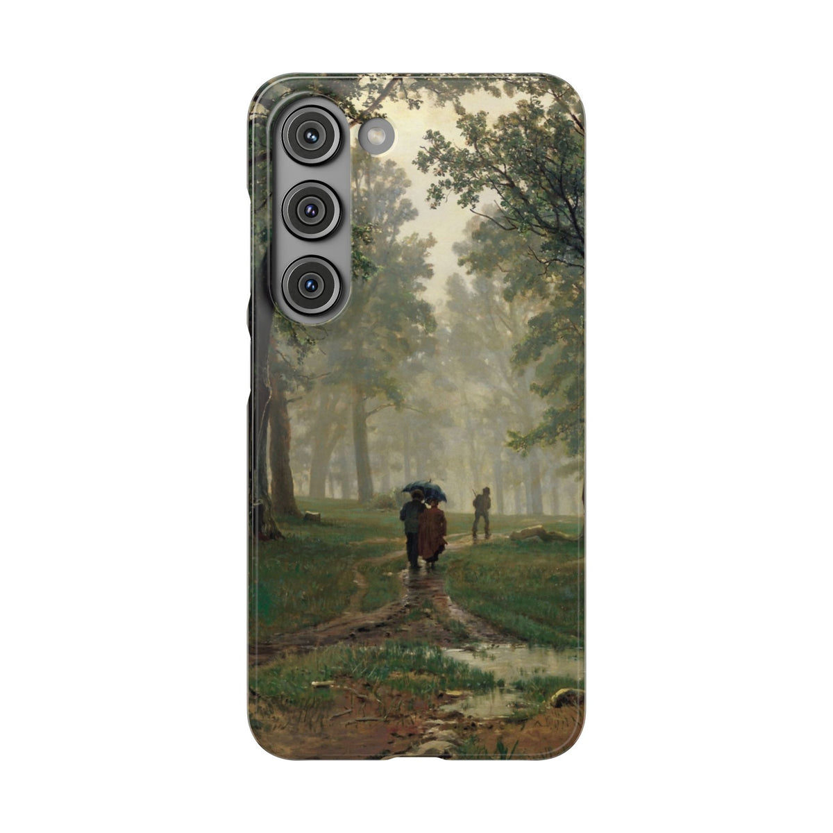 Rain in an Oak Forest by Ivan Ivanovich Shishkin - Samsung Slim Case