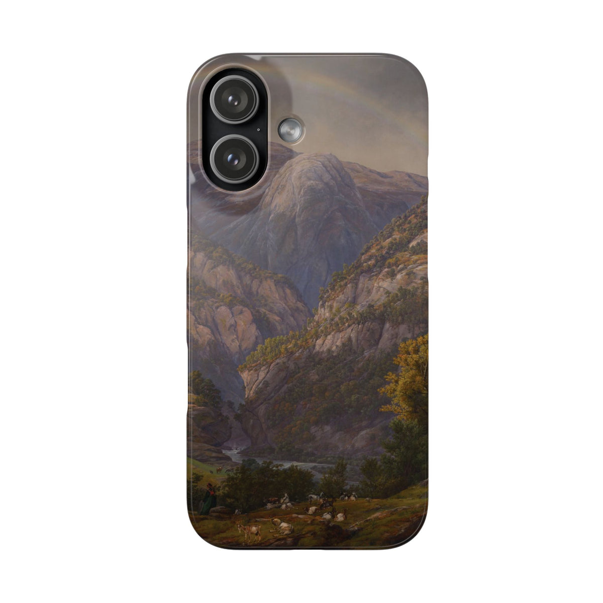 View from Stalheim by Johan Dahl - iPhone Slim Case