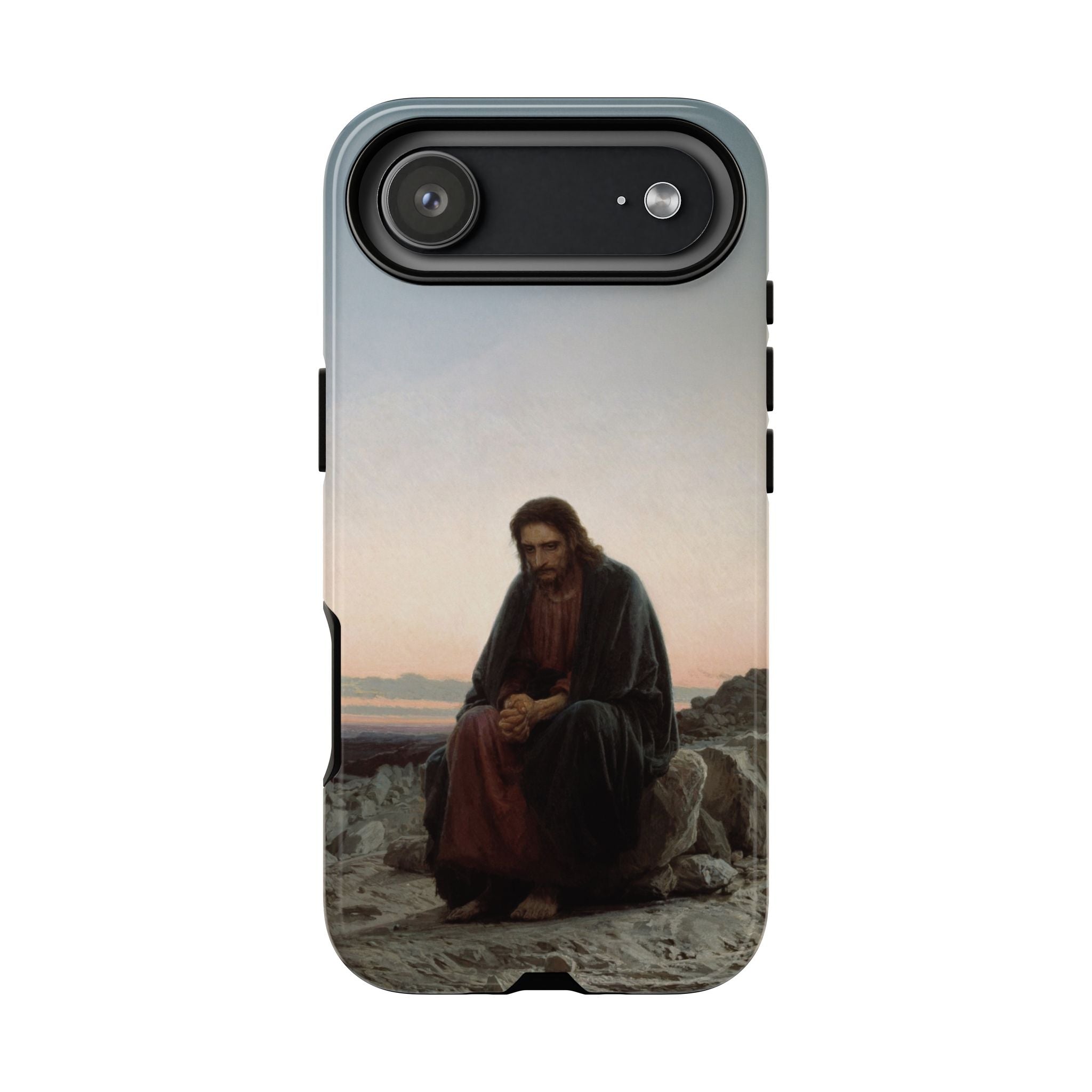 Christ in the Desert by Ivan Kramskoy - iPhone Tough Case