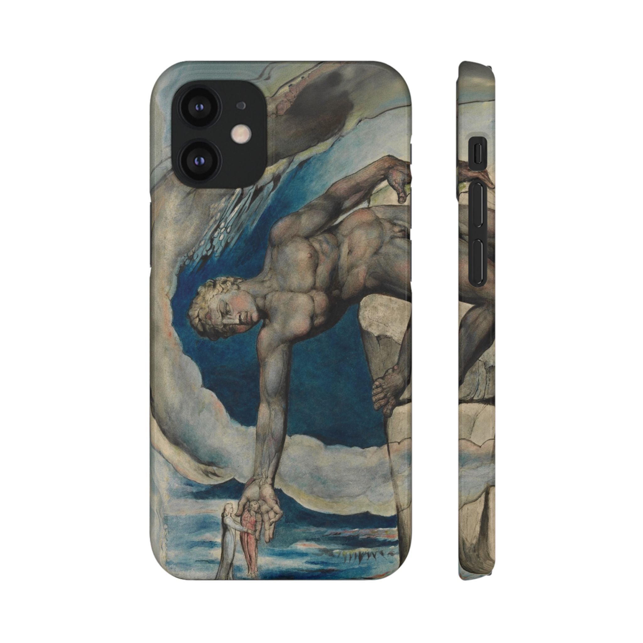 Antaeus setting down Dante and Virgil in the Last Circle of Hell by William Blake - iPhone Slim Case