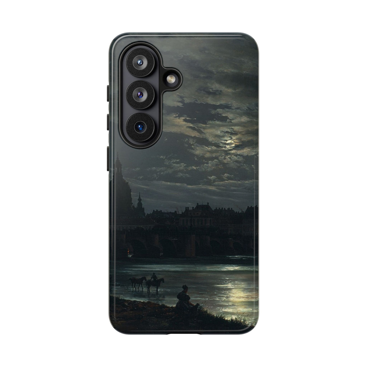 View of Dresden by Moonlight by Johan Dahl - Samsung Tough Case