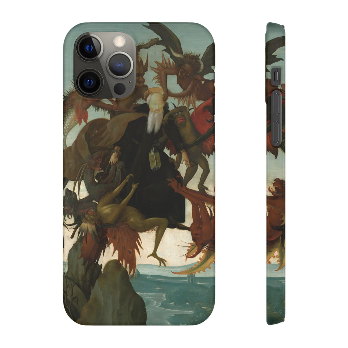 The Torment of Saint Anthony by Michelangelo - iPhone Slim Case