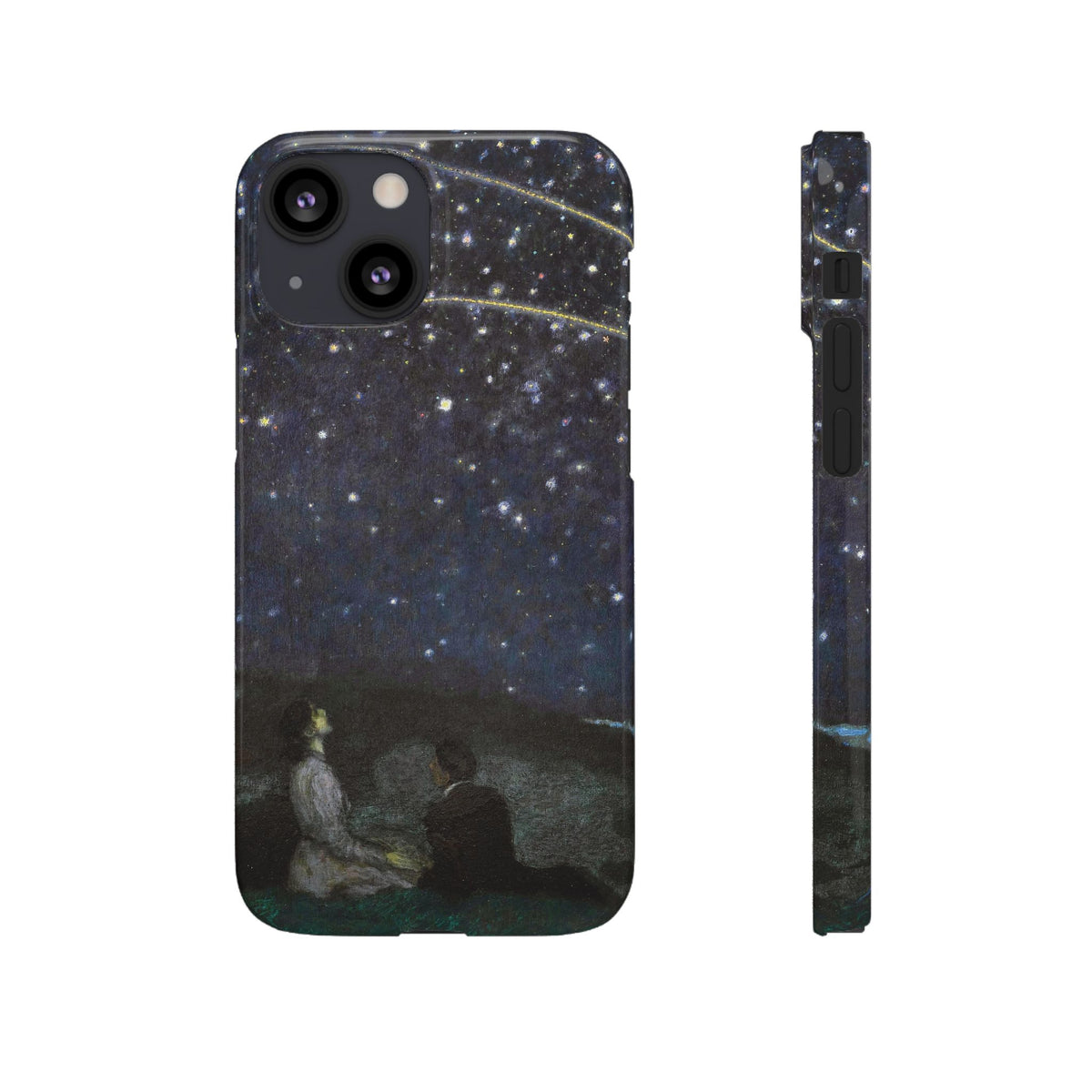 Falling Stars by Franz von Stuck - iPhone Slim Case