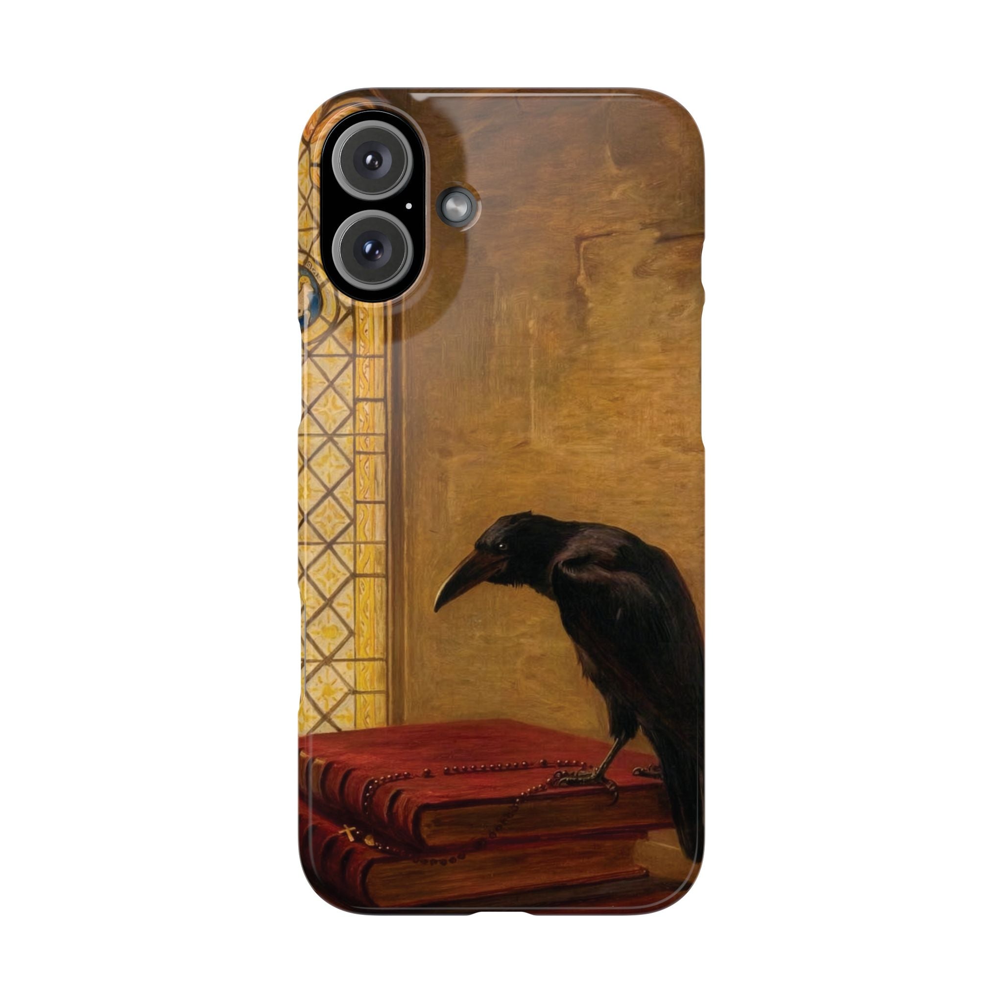 A Saint, from Jackdaw of Rheims by Briton Riviere - iPhone Slim Case