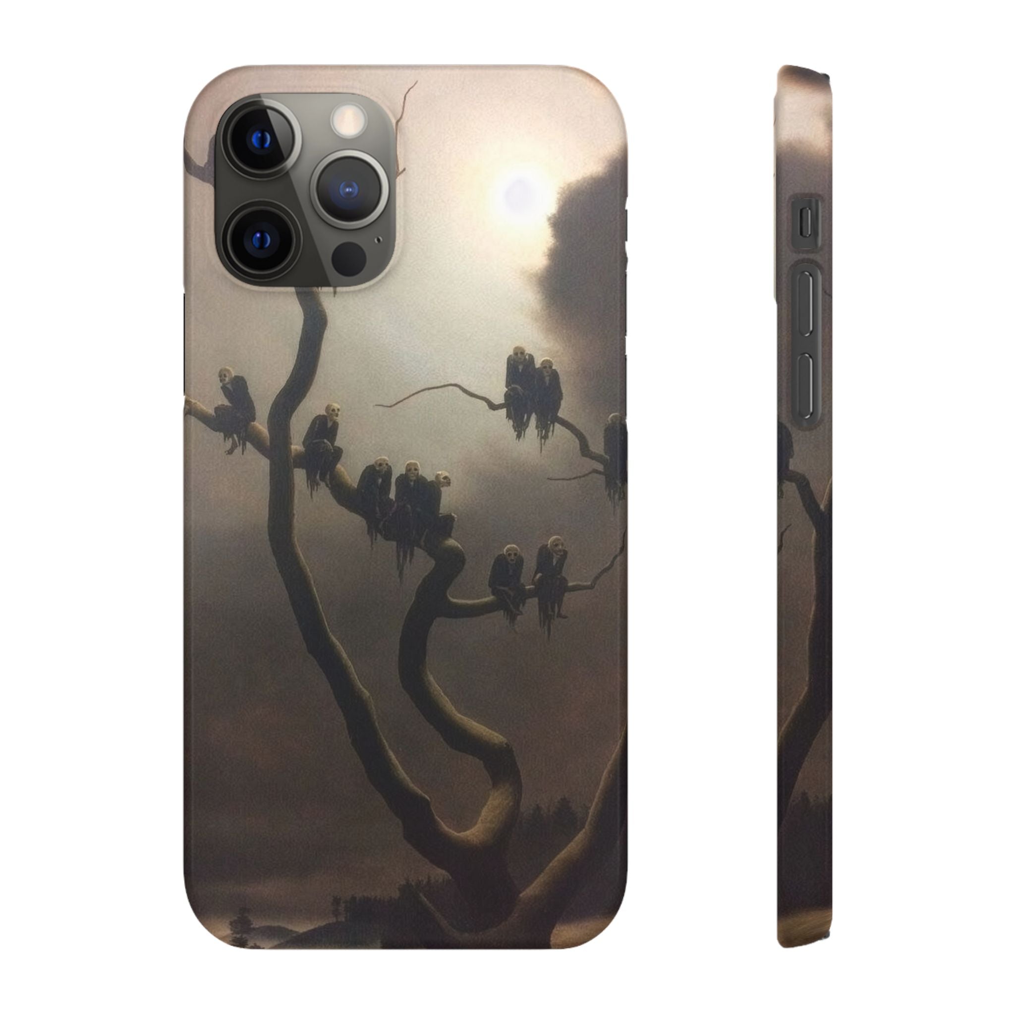 Ghosts on a Tree by Franz Sedlacek - iPhone Slim Case