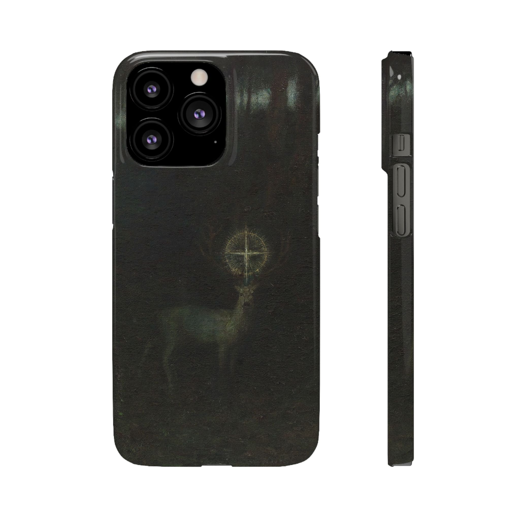 The Vision of Saint Hubert by Franz von Stuck - iPhone Slim Case