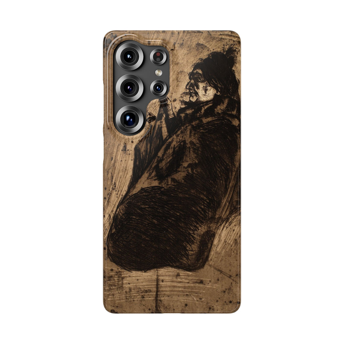 Old Woman by Edvard Munch - Samsung Slim Case