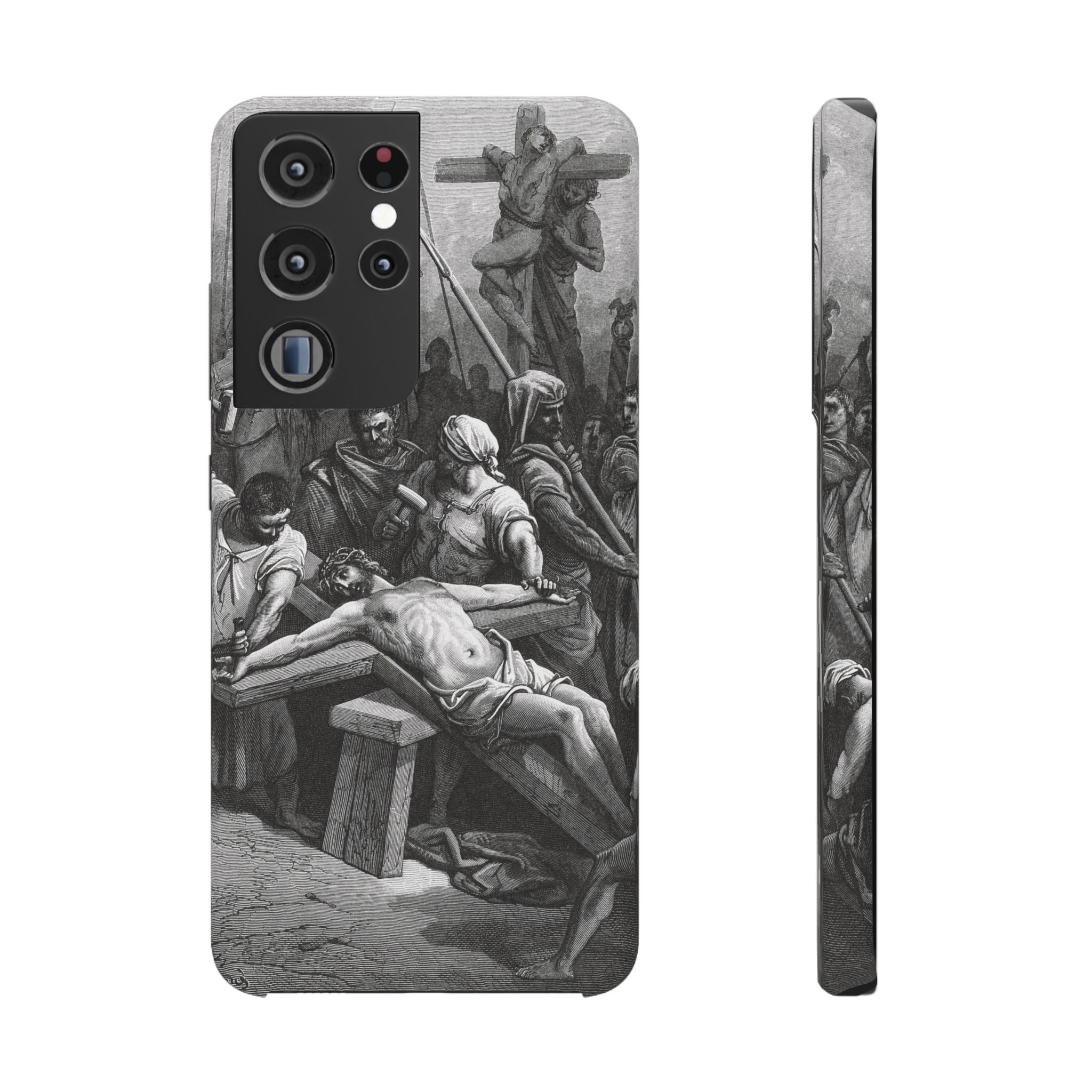 Crucifixion of Jesus by Gustave Doré - Samsung Slim Case