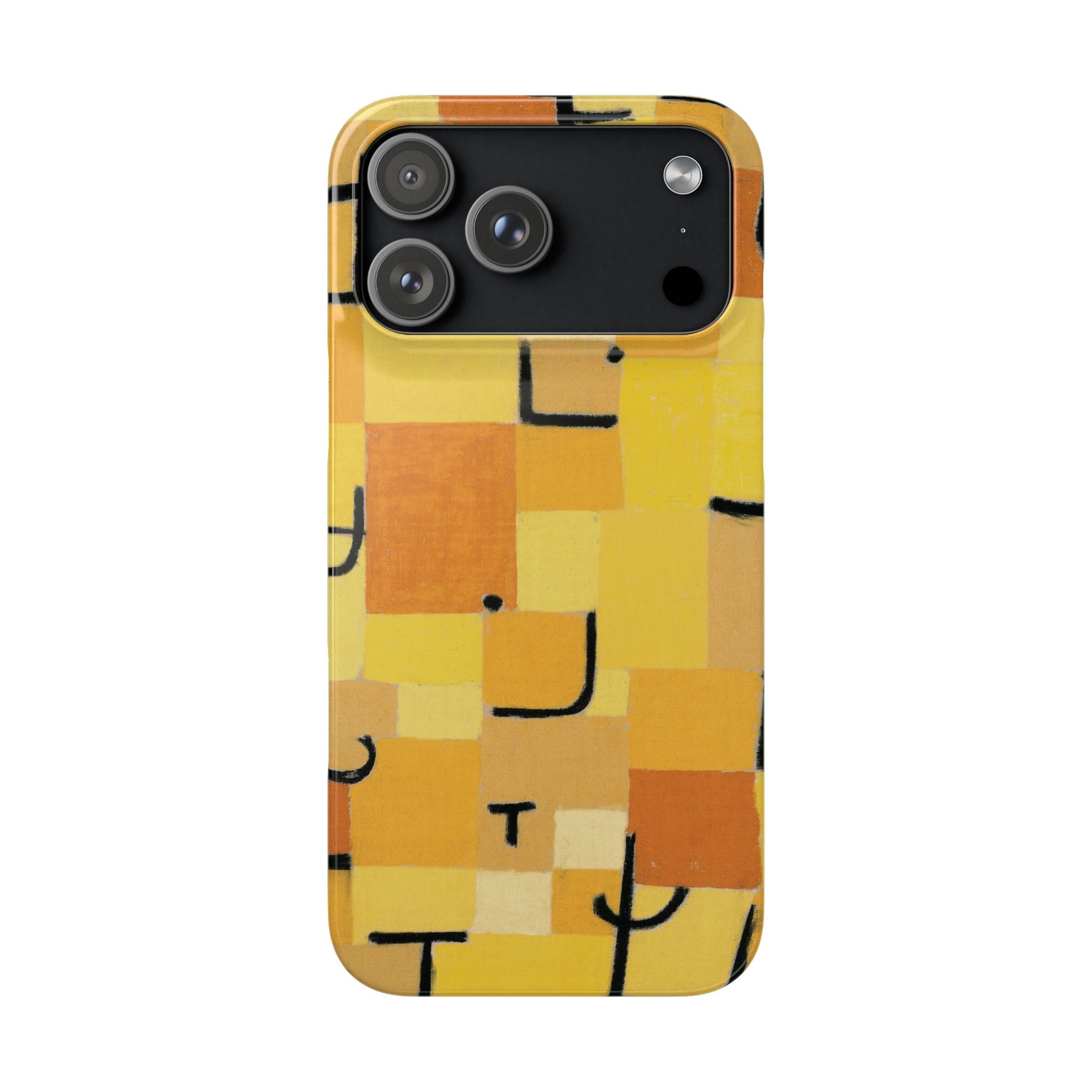 Signs in Yellow by Paul Klee - iPhone Slim Case