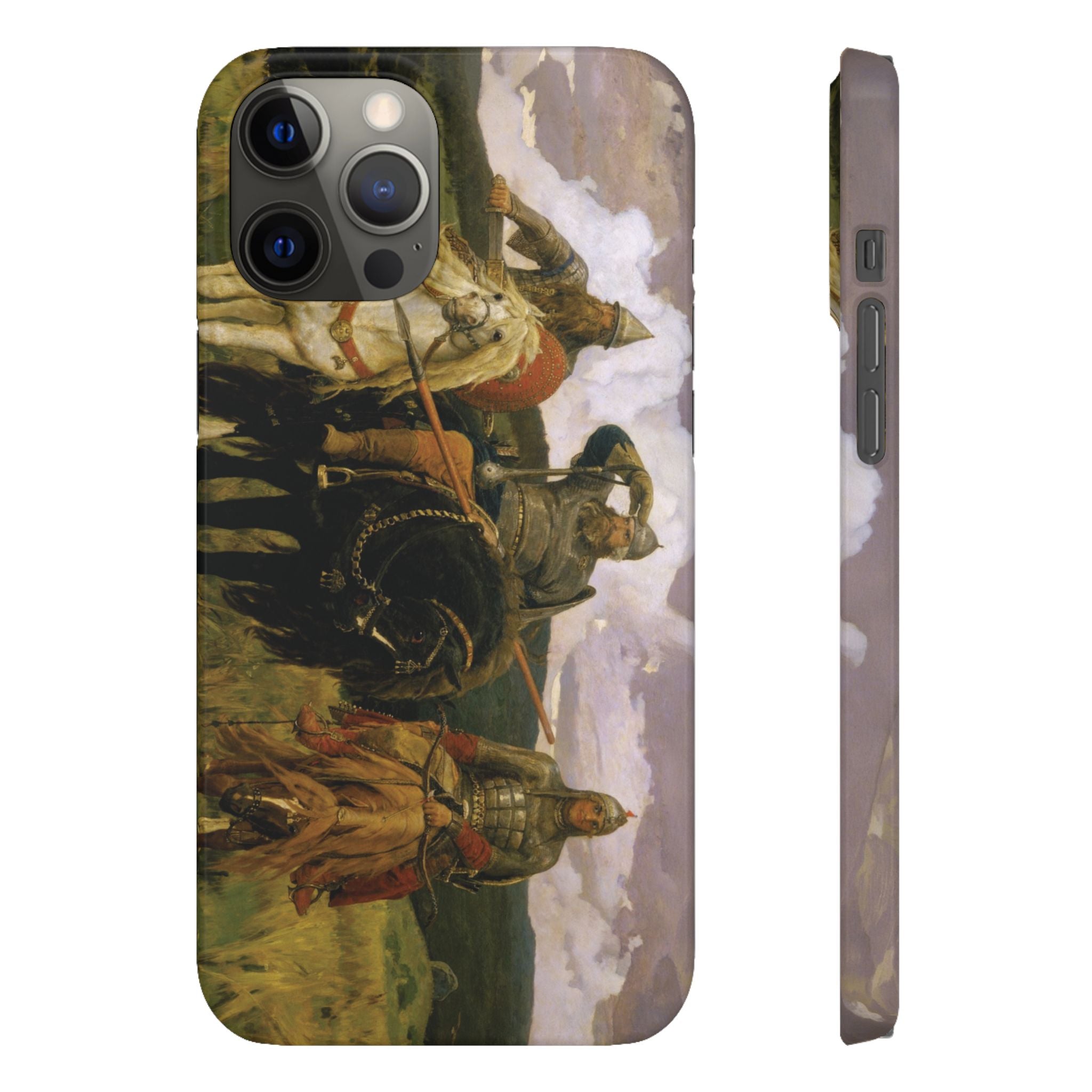 Bogatyrs by Viktor Vasnetsov - iPhone Slim Case