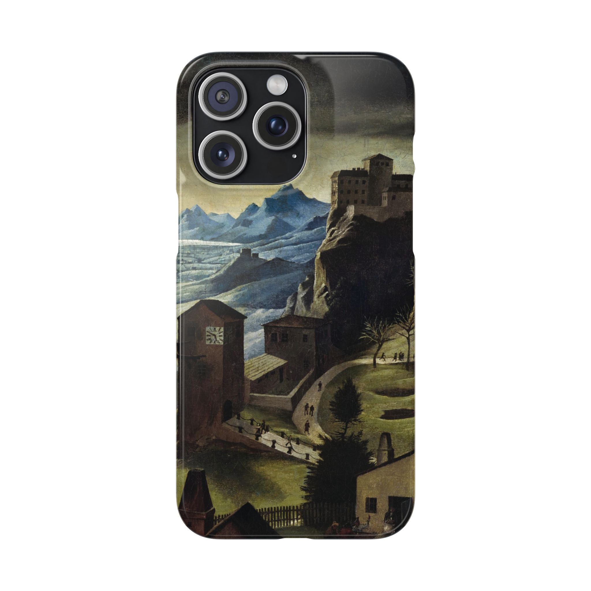 Landschaft mit Burg by Franz Sedlacek - iPhone Slim Case