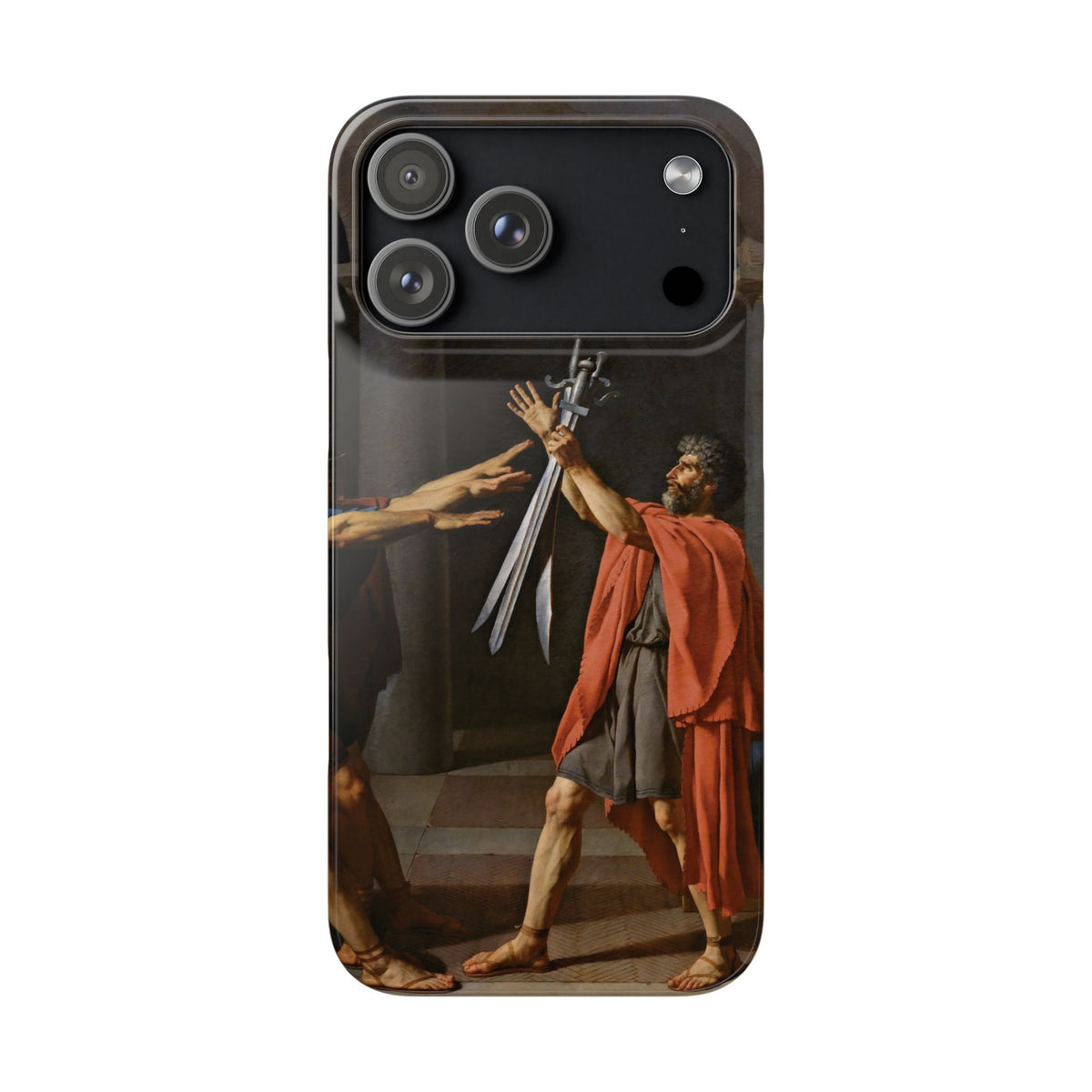 Oath of the Horatii by Jacques-Louis David - iPhone Slim Case