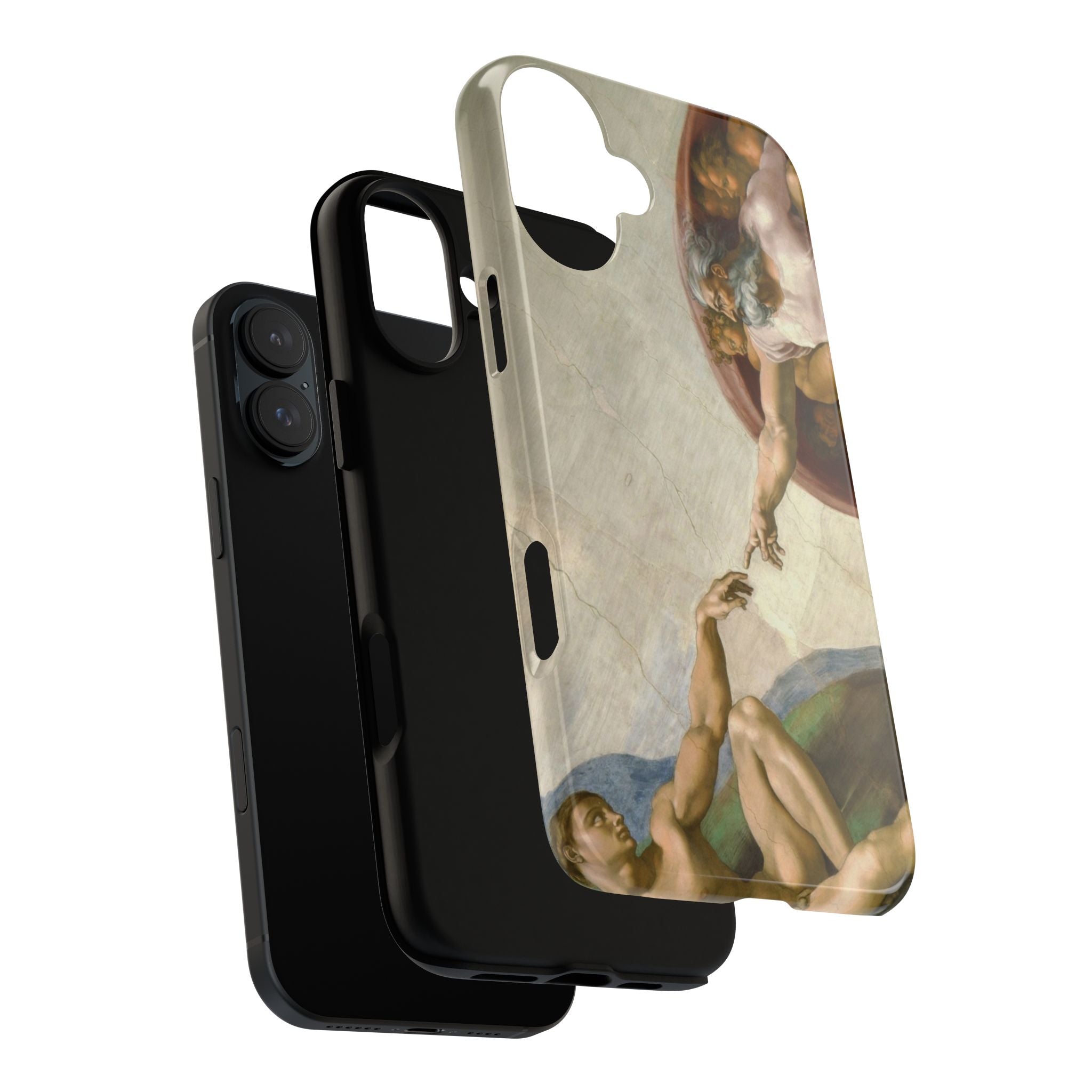 Creation of Adam by Michelangelo - iPhone Tough Case