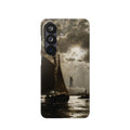 Nightfall over New York Harbor by Edward Moran - Samsung Slim Case