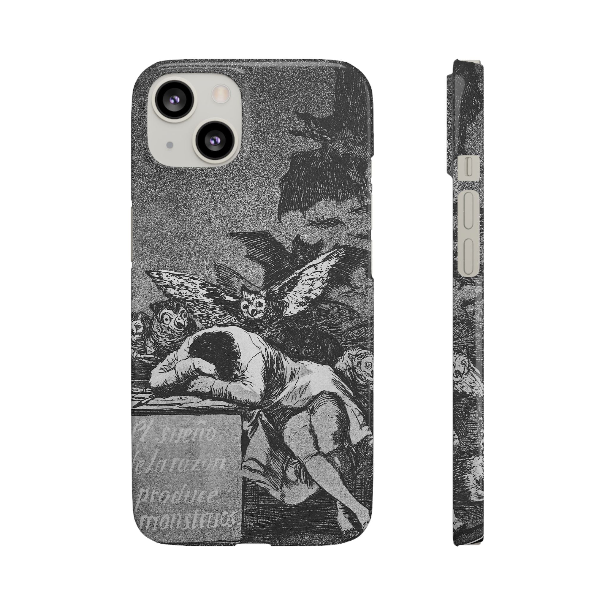 The Sleep of Reason Produces Monsters by Francisco Goya - iPhone Slim Case
