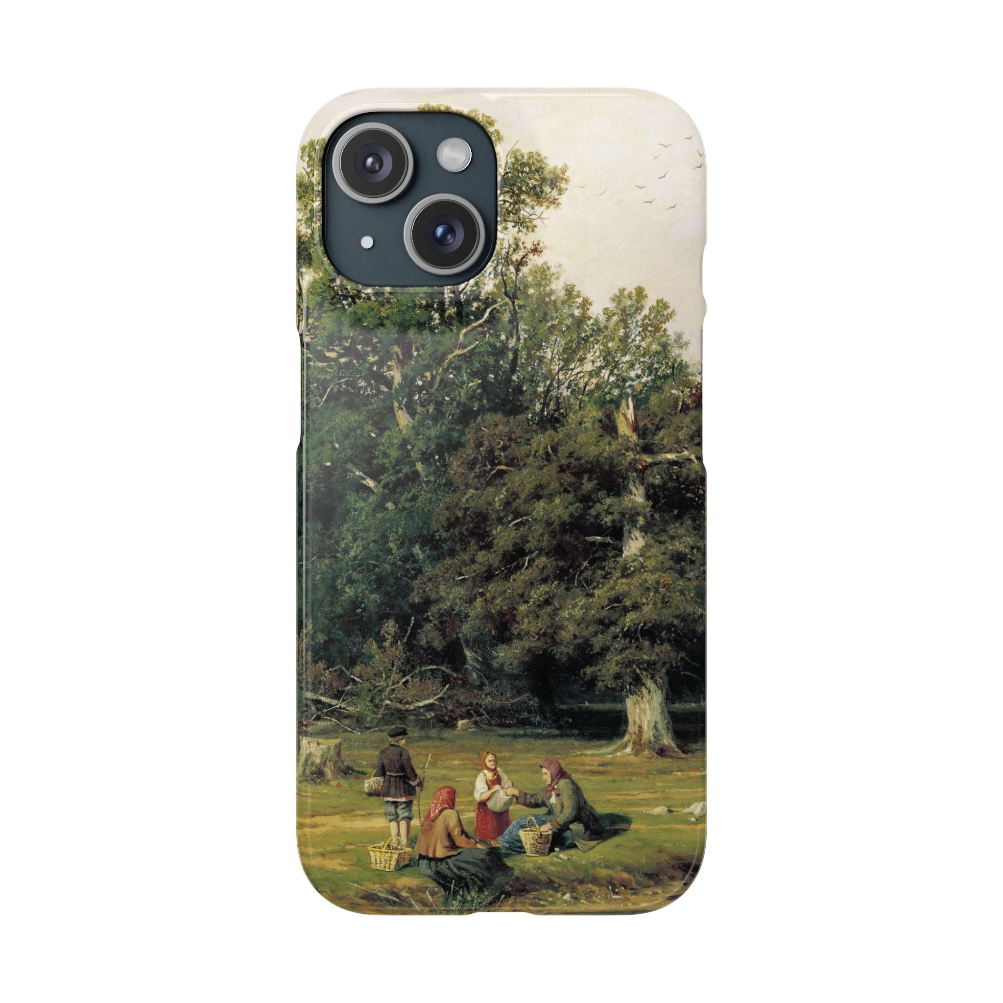 For Mushrooms by Ivan Ivanovich Shishkin - iPhone Slim Case