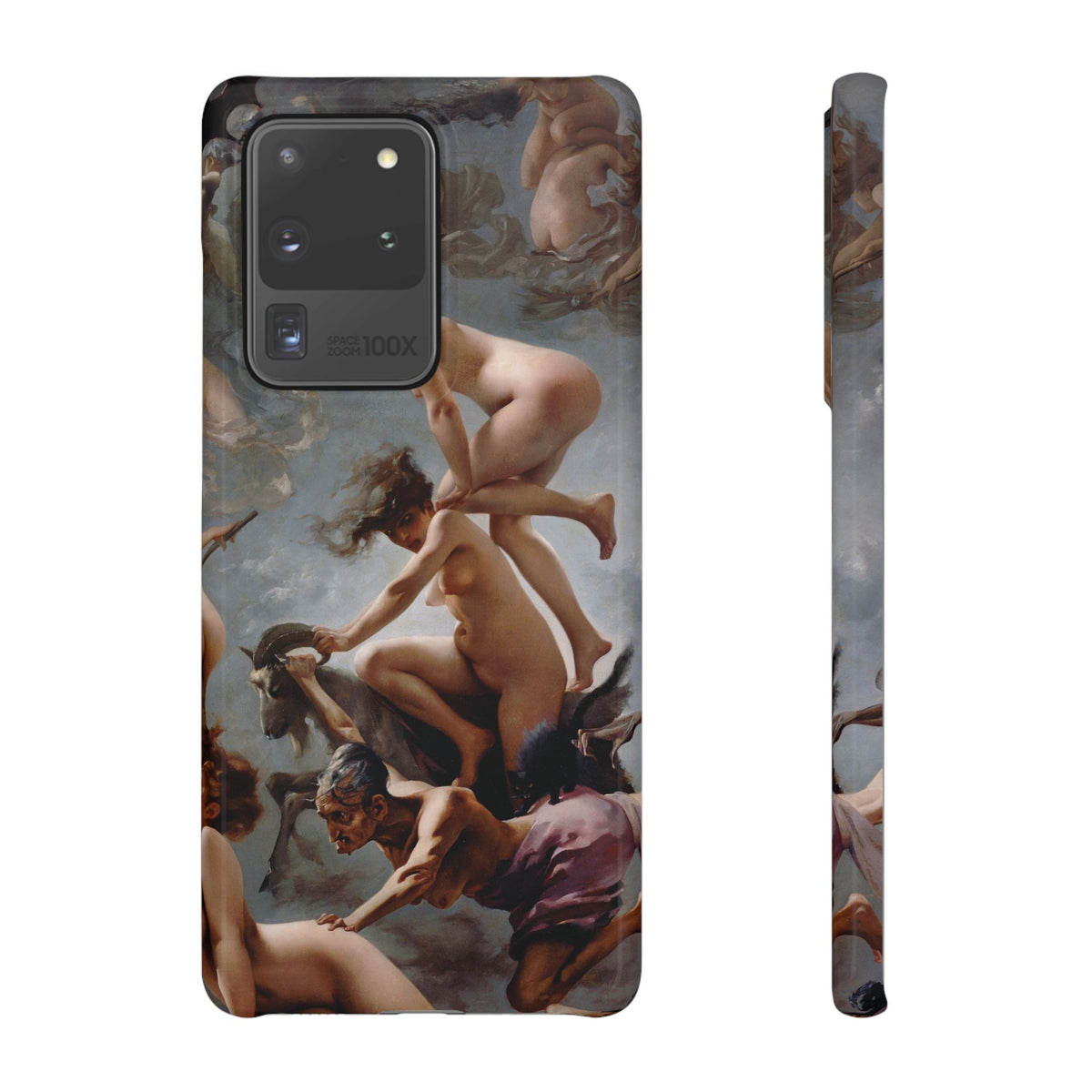Witches going to their Sabbath by Luis Ricardo Falero - Samsung Slim Case