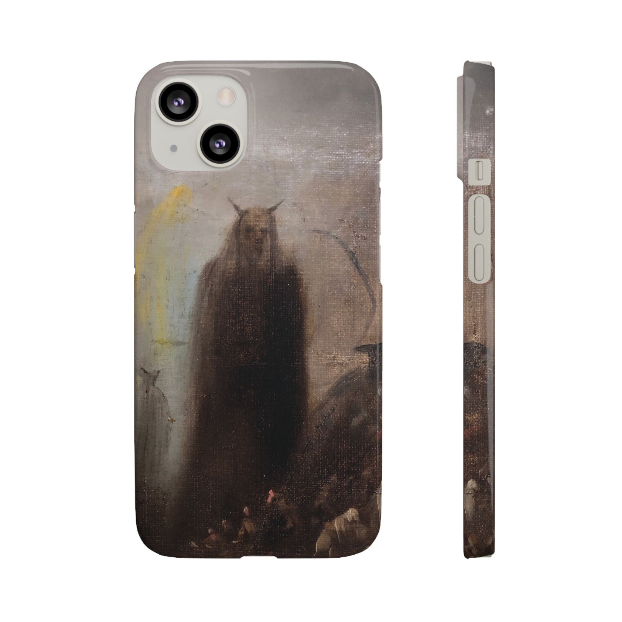 Ghostly Vision by Francisco Goya - iPhone Slim Case