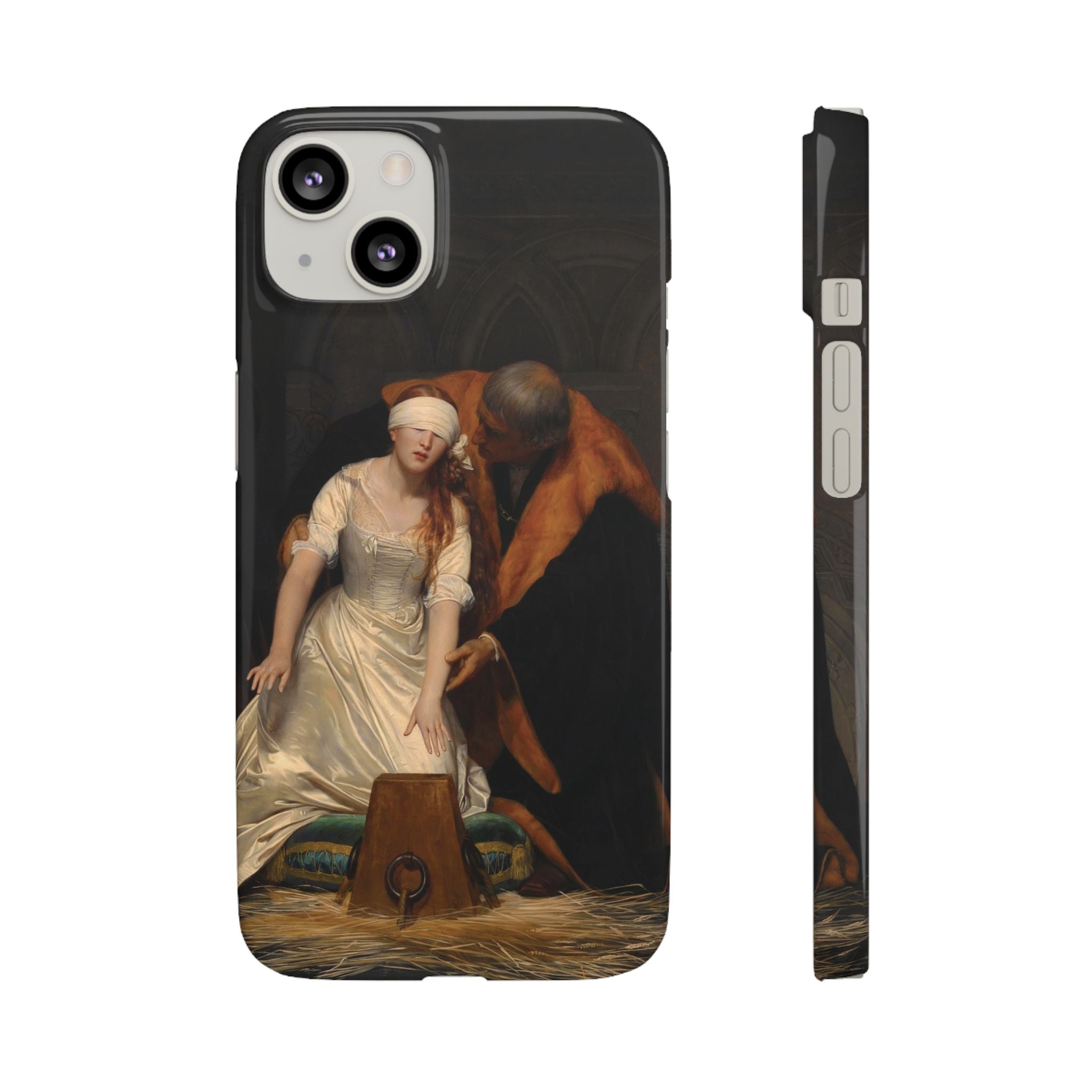 The Execution of Lady Jane Grey by Paul Delaroche - iPhone Slim Case