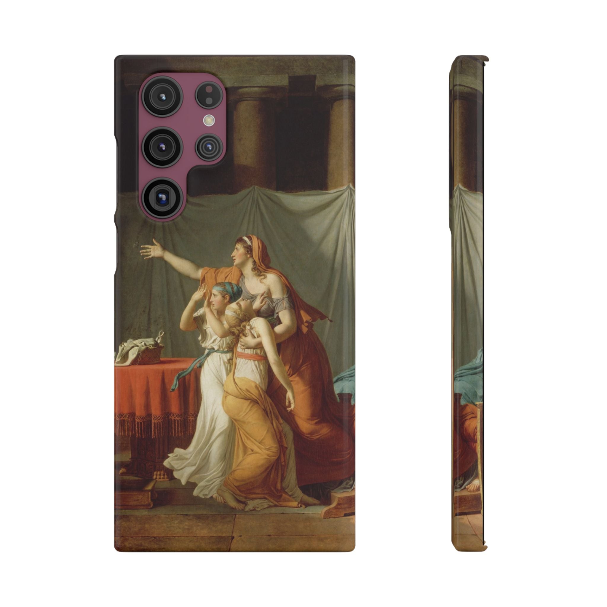 The Lictors Bring to Brutus the Bodies of His Sons II by Jacques-Louis David - Samsung Slim Case