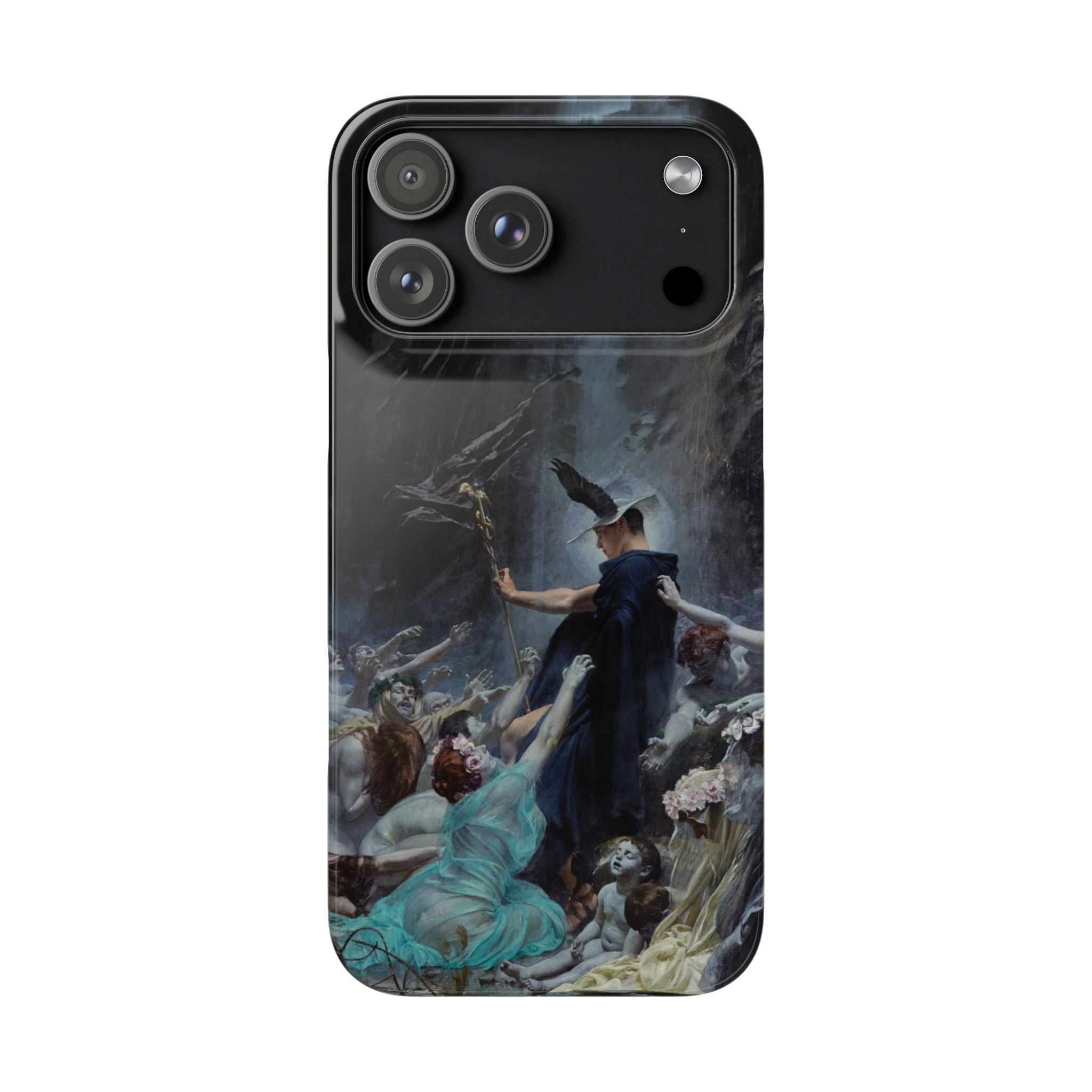 The Souls of Acheron by Adolf Hiremy-Hirschl - iPhone Slim Case