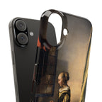 Girl Reading a Letter by an Open Window by Johannes Vermeer - iPhone Slim Case