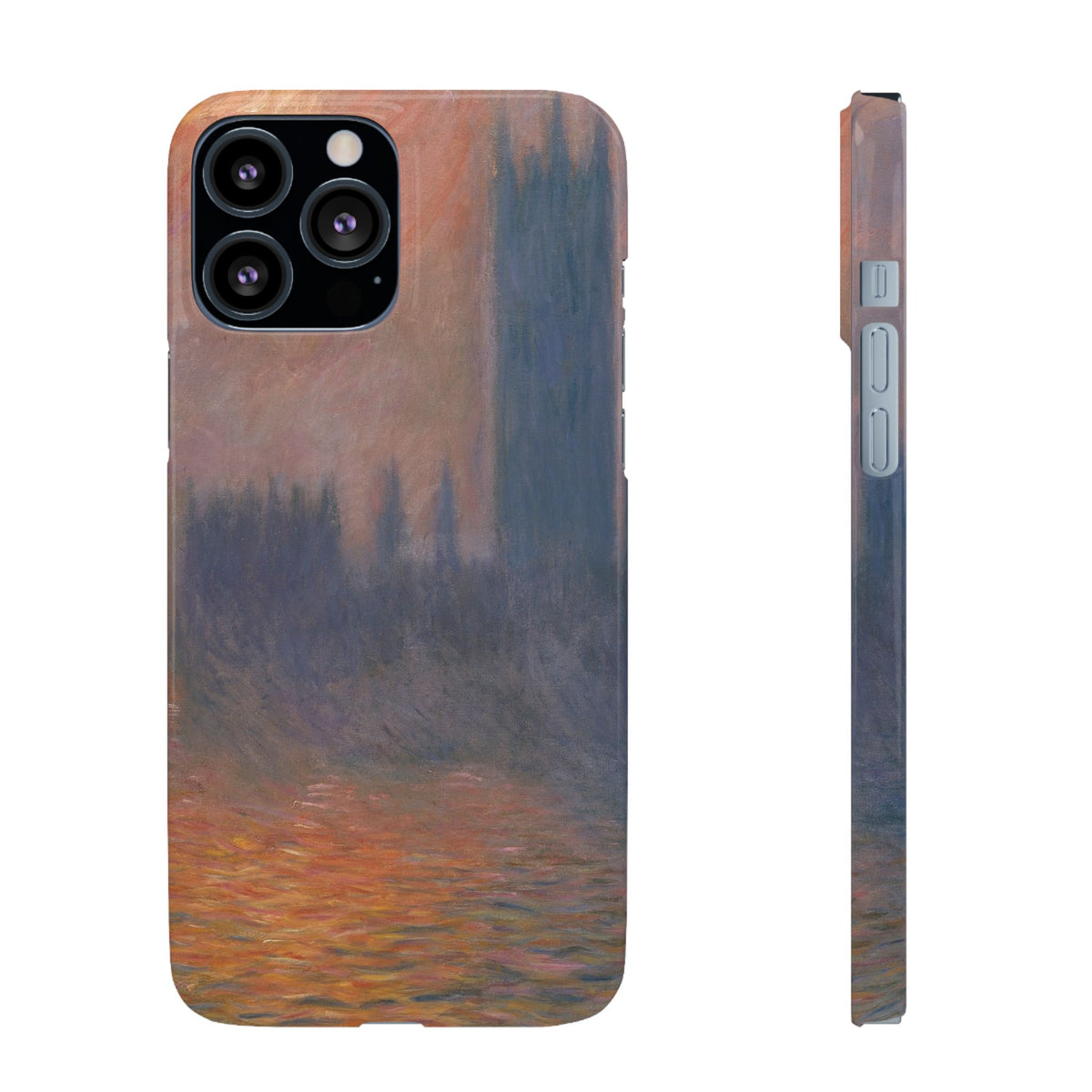 The Houses of Parliament Sunset by Claude Monet - iPhone Slim Case