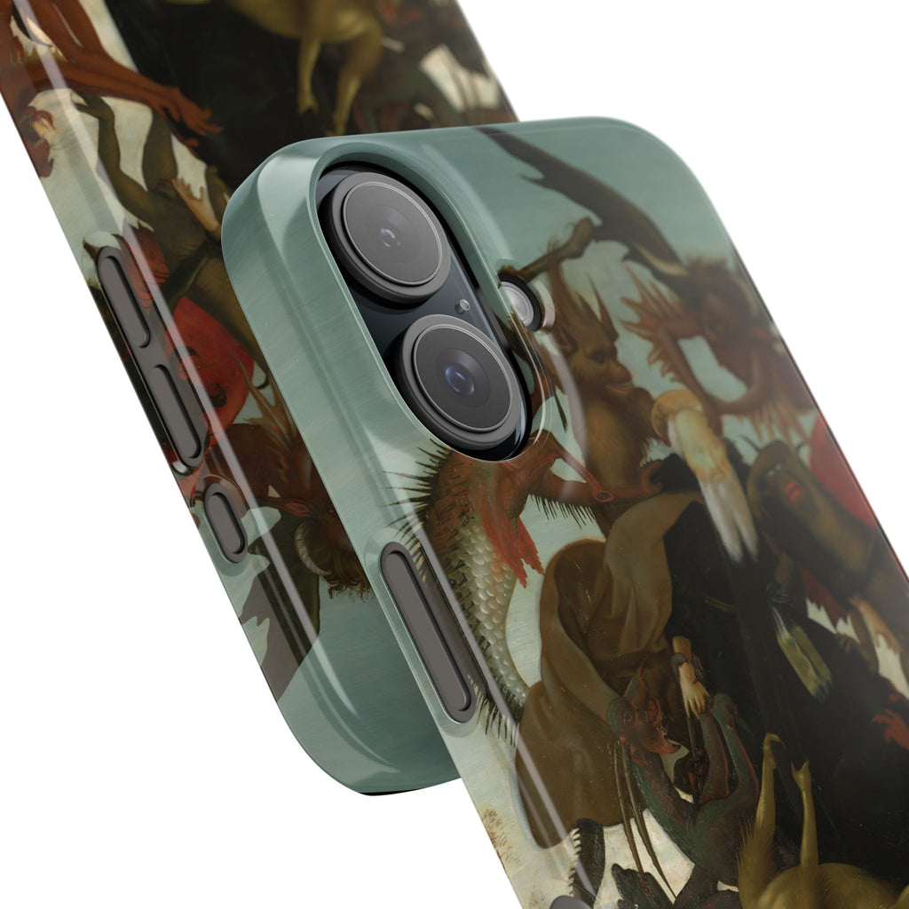 The Torment of Saint Anthony by Michelangelo Buonarroti - iPhone Slim Case