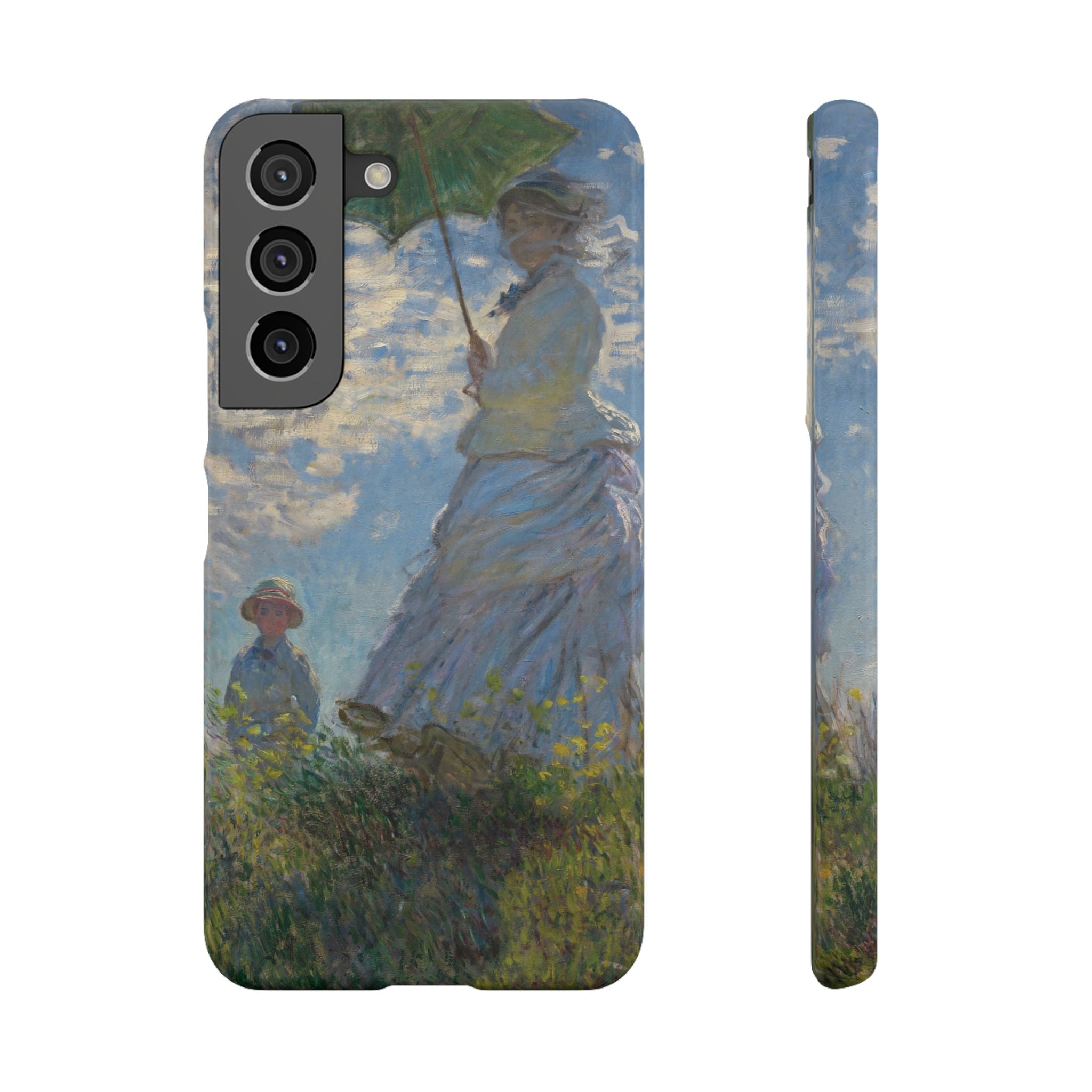 Madame Monet and Her Son by Claude Monet - Samsung Slim Case