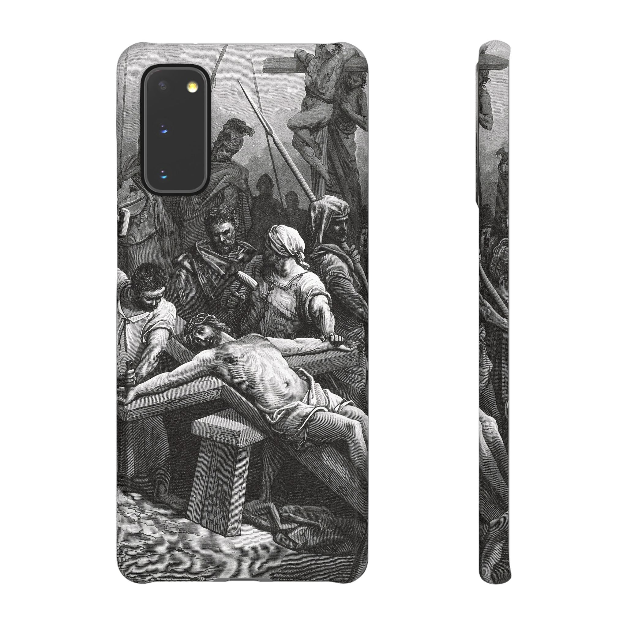 Crucifixion of Jesus by Gustave Doré - Samsung Slim Case
