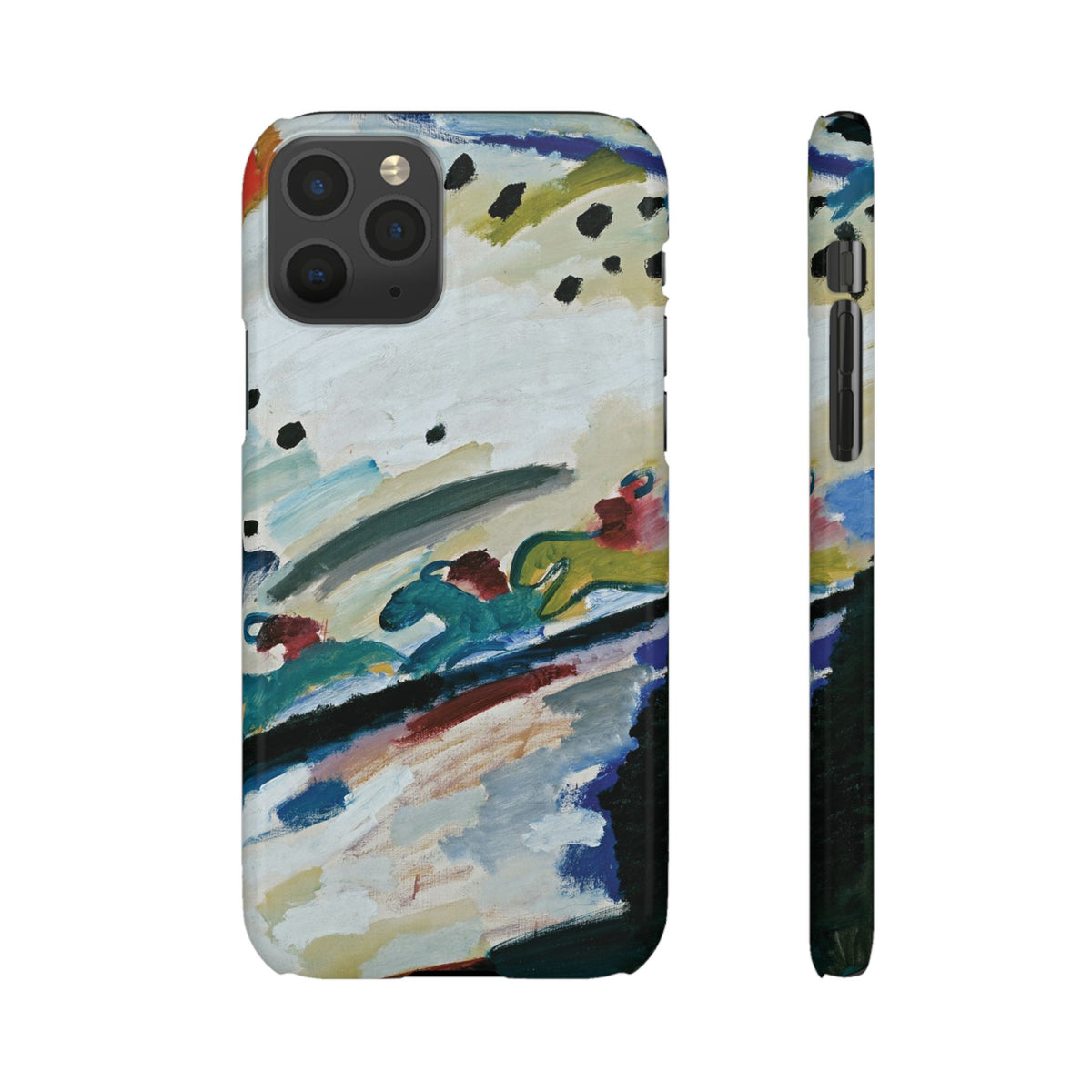Romantic Landscape by Vasily Kandinsky - iPhone Slim Case