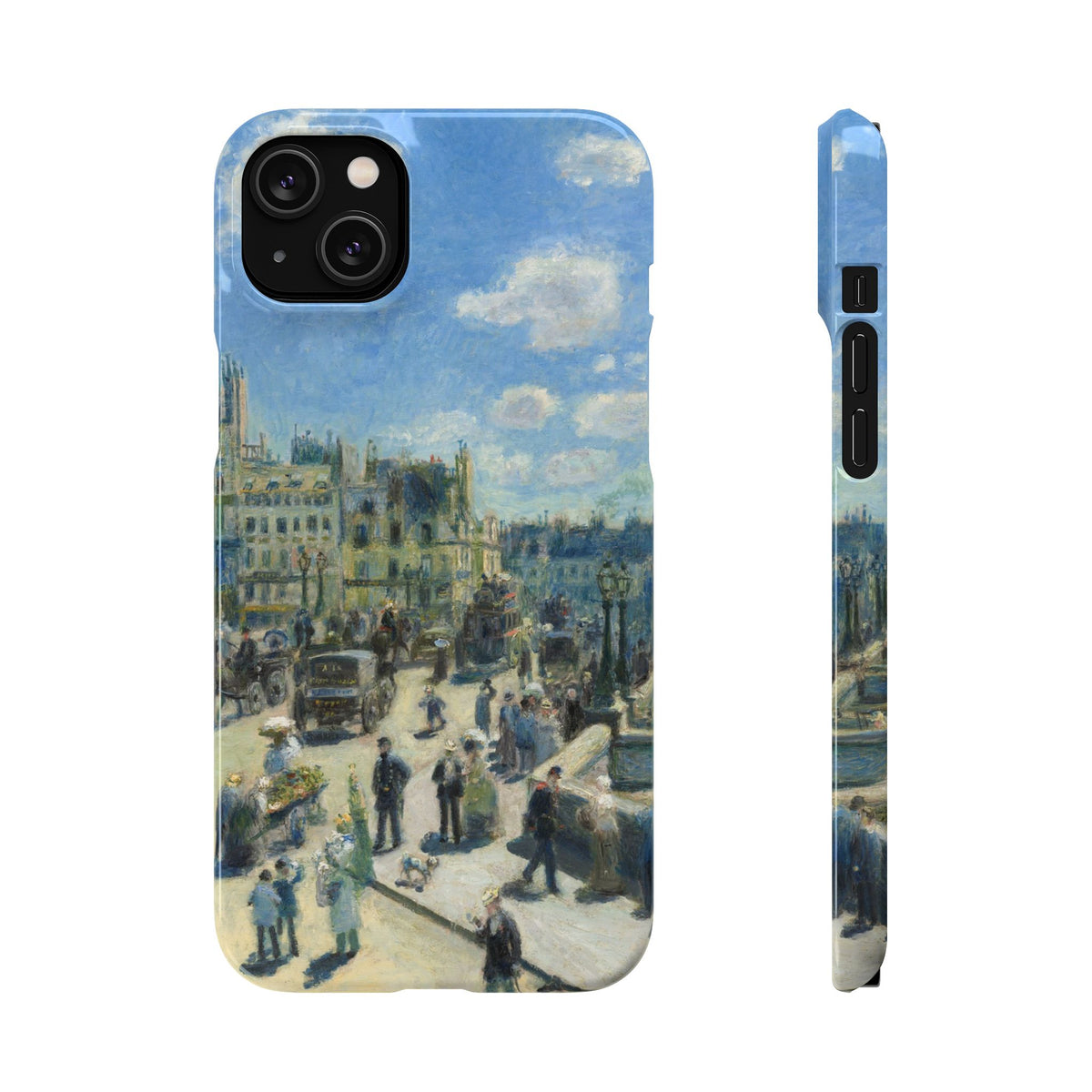 Pont Neuf Paris by Pierre Auguste Renoir - iPhone Slim Case